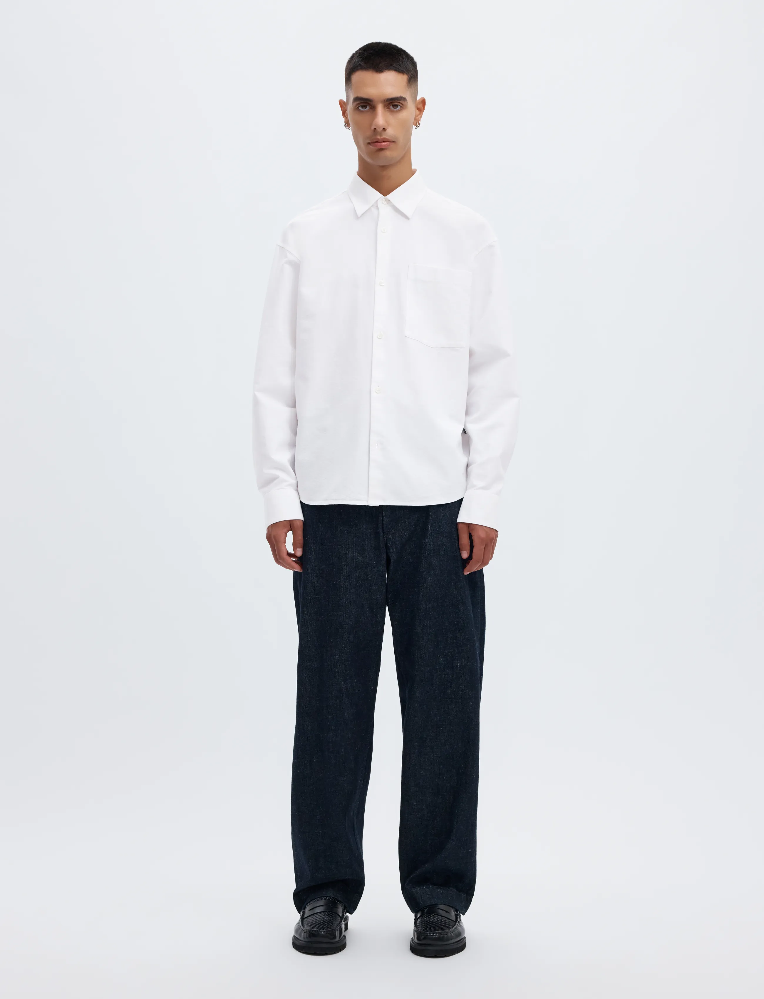 Annarr - ANRVOLUND OXFORD LS SHIRT - oxfordi särgid - brilliant white - 3