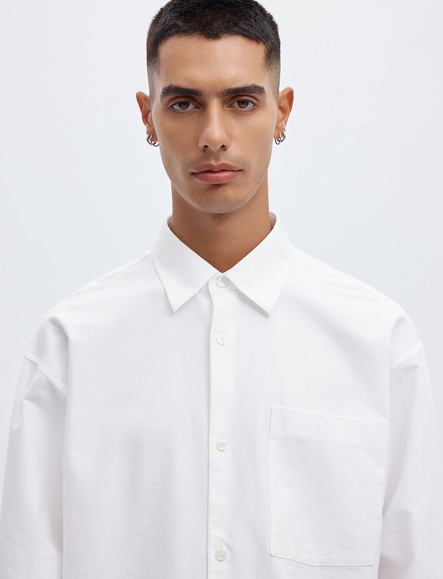 Annarr - ANRVOLUND OXFORD LS SHIRT - oxfordi särgid - brilliant white - 4