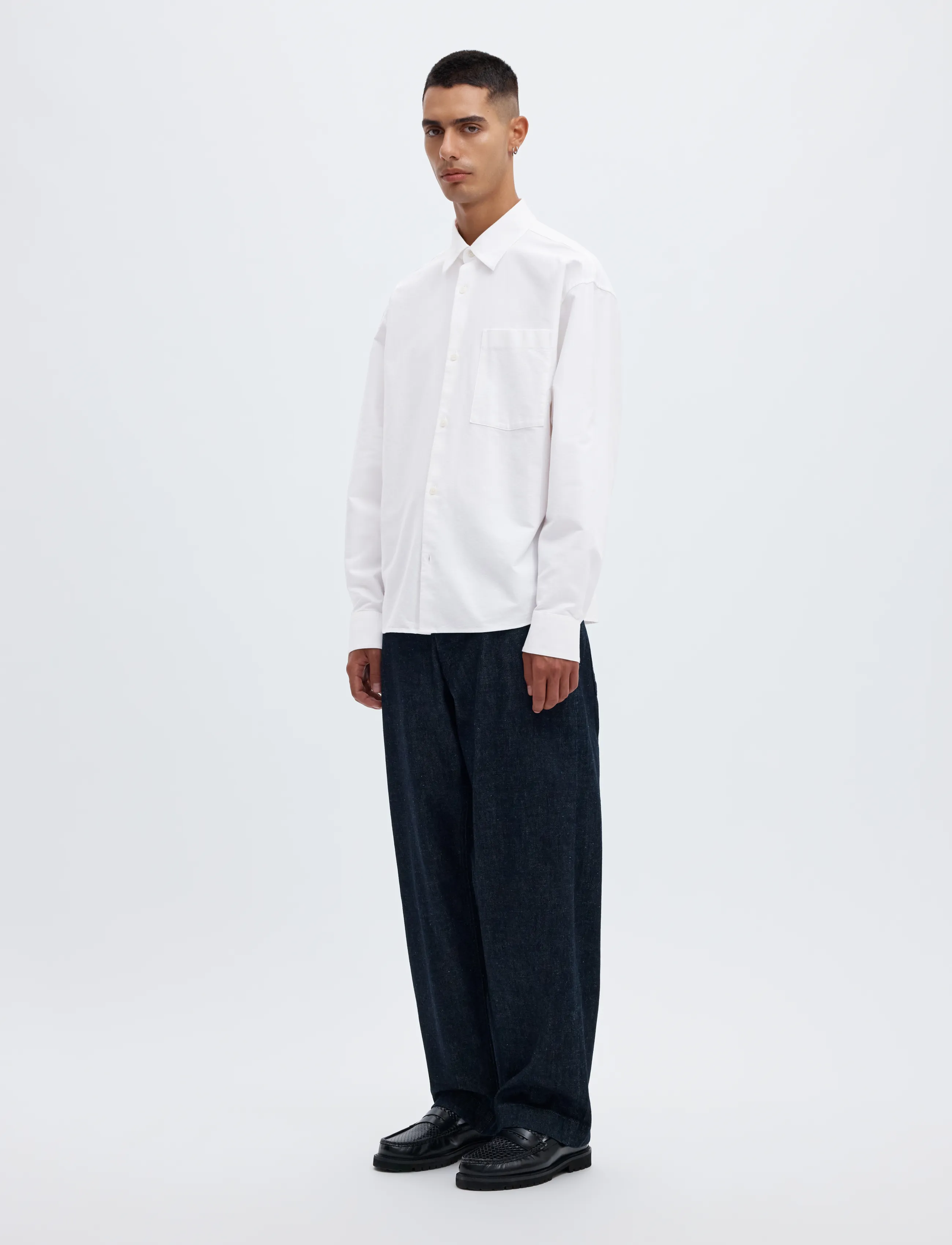 Annarr - ANRVOLUND OXFORD LS SHIRT - oxfordi särgid - brilliant white - 5