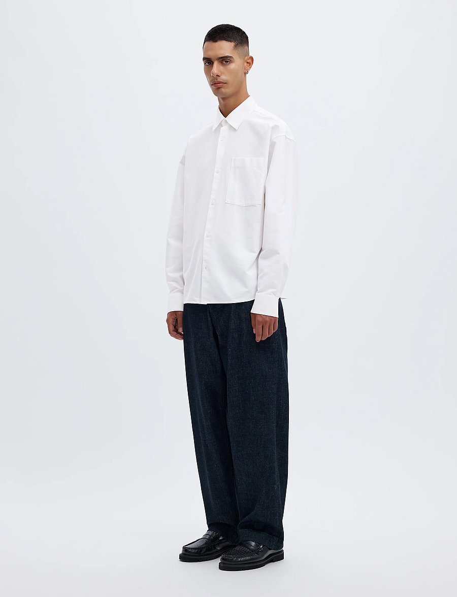 Annarr - ANRVOLUND OXFORD LS SHIRT - oxfordi särgid - brilliant white - 5