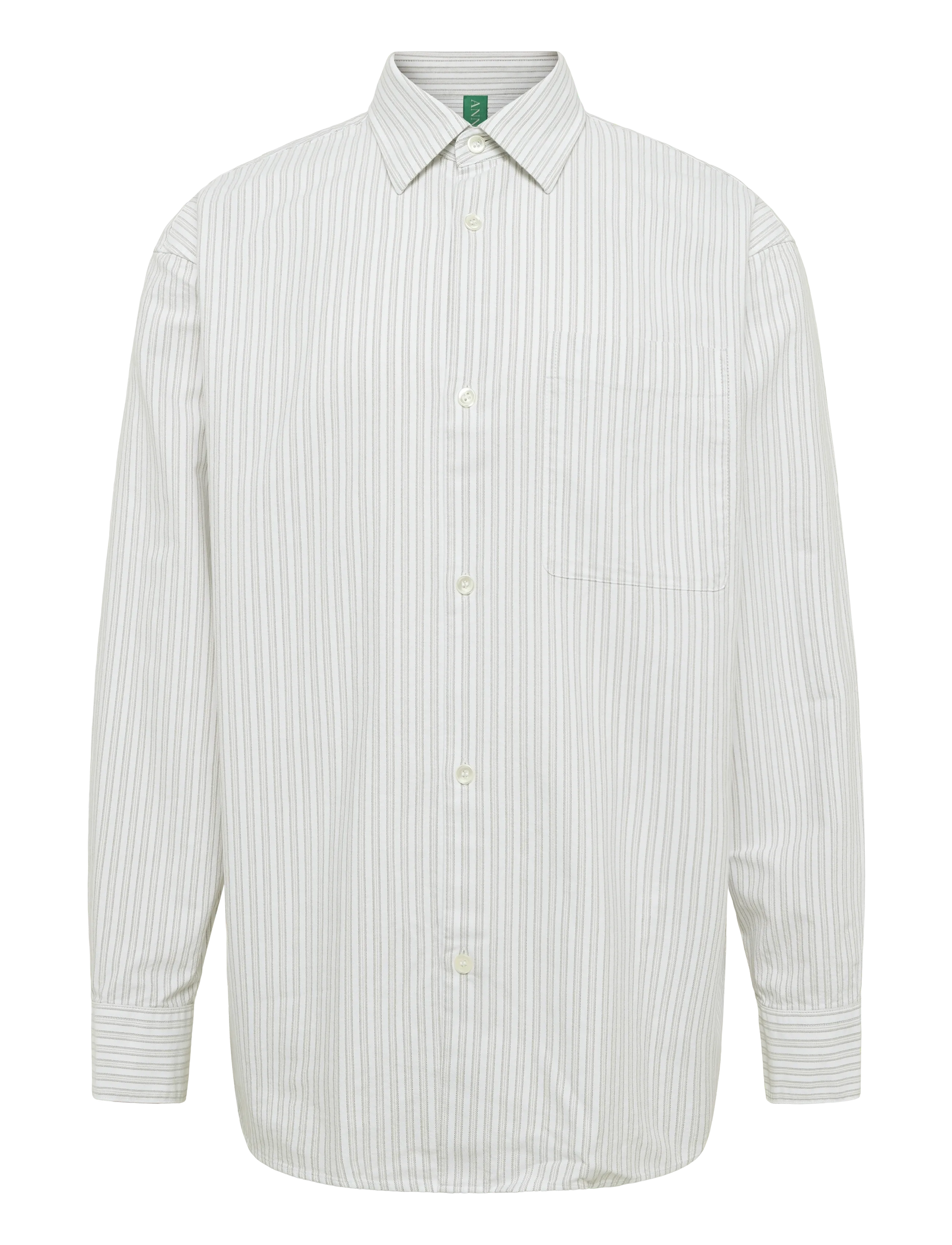 Annarr - ANRVOLUND OXFORD LS SHIRT - stribede skjorter - brilliant white - 1