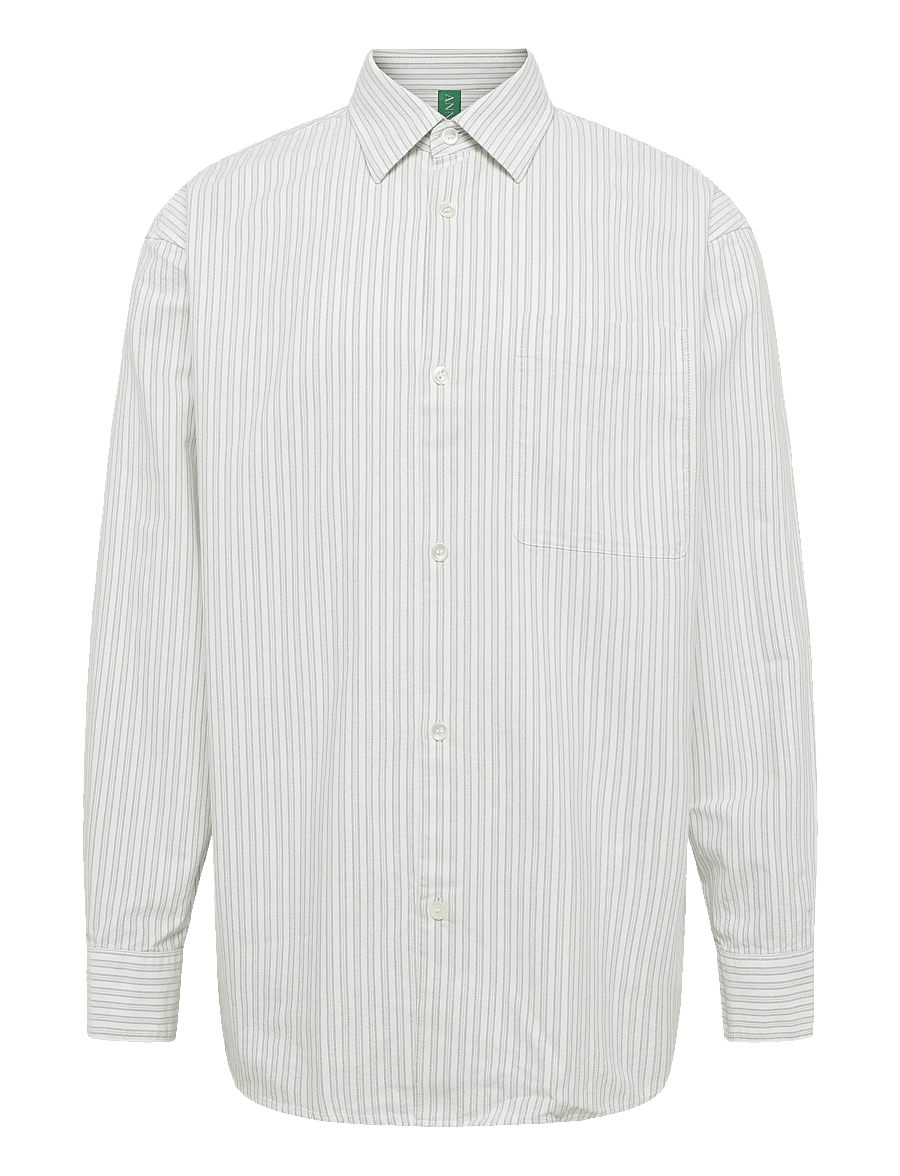 Annarr - ANRVOLUND OXFORD LS SHIRT - stribede skjorter - brilliant white - 1
