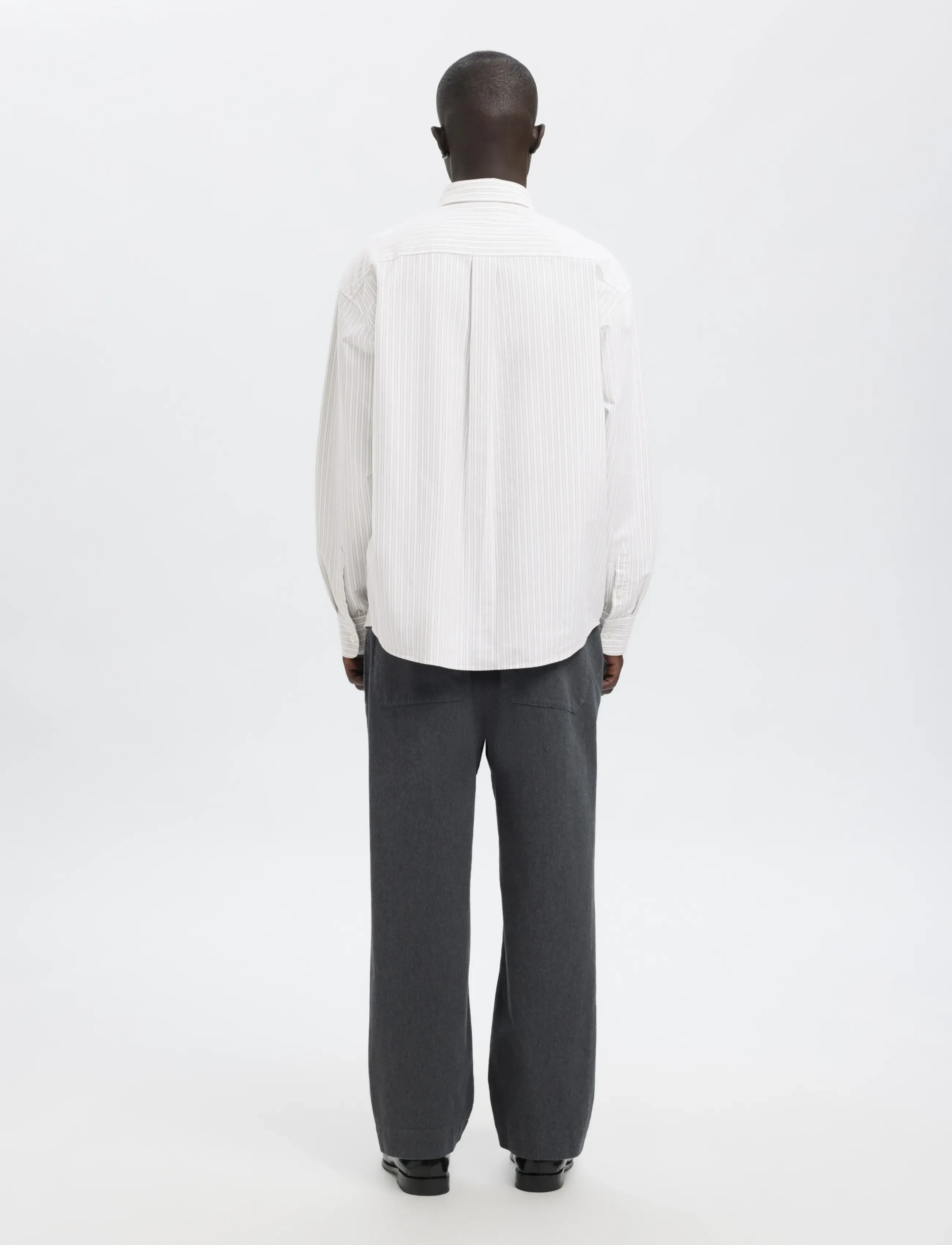 Annarr - ANRVOLUND OXFORD LS SHIRT - stribede skjorter - brilliant white - 3