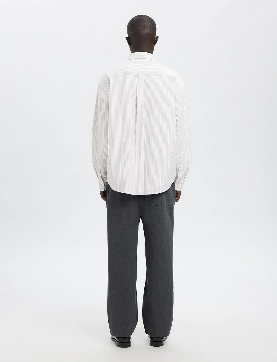 Annarr - ANRVOLUND OXFORD LS SHIRT - stribede skjorter - brilliant white - 3