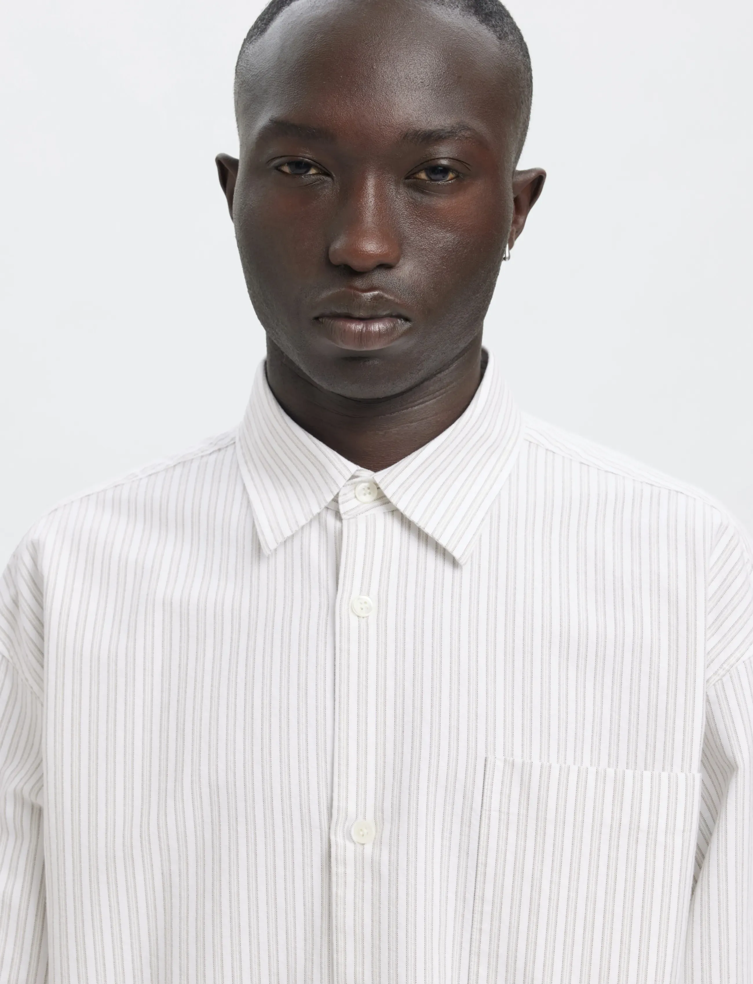 Annarr - ANRVOLUND OXFORD LS SHIRT - stribede skjorter - brilliant white - 5