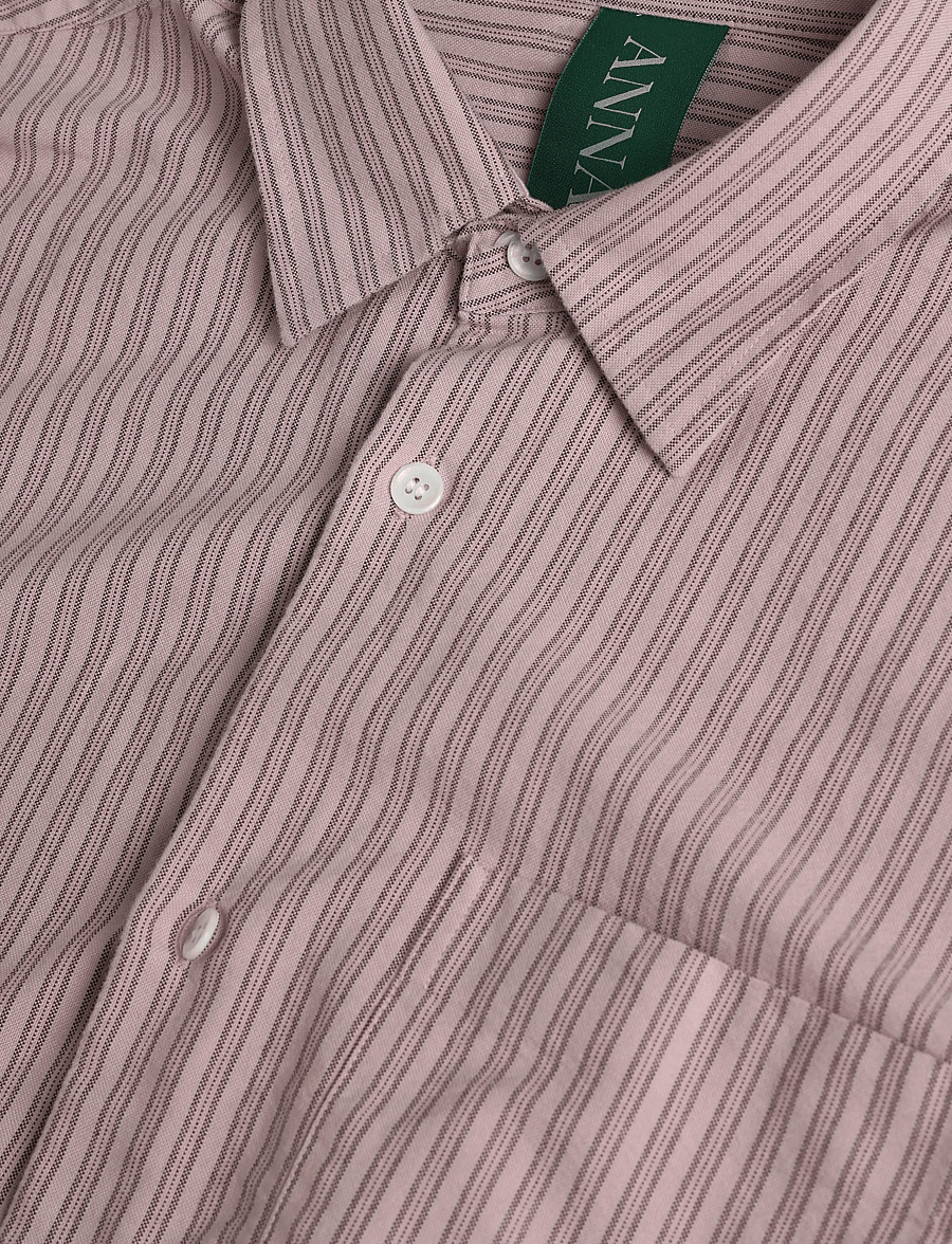 Annarr - ANRVOLUND OXFORD LS SHIRT - stribede skjorter - burnished lilac - 2