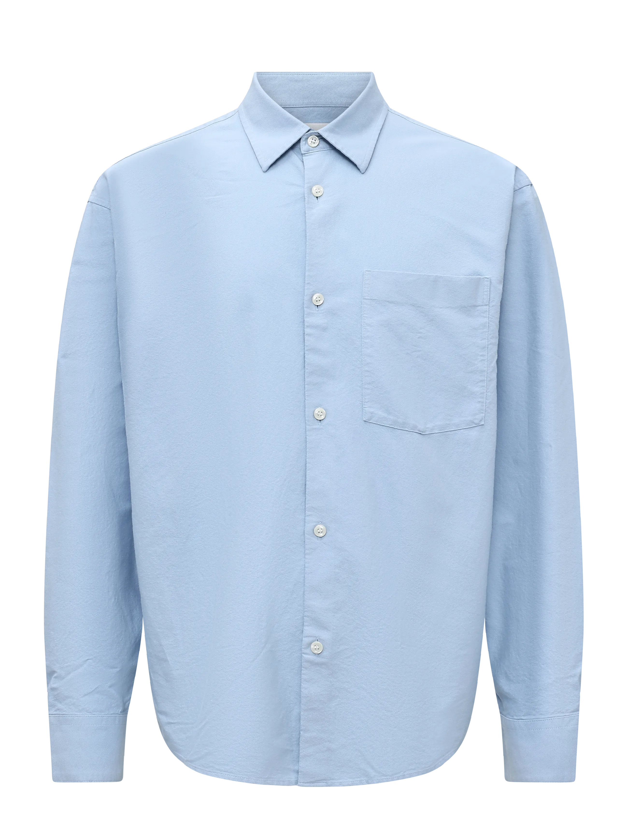 Annarr - ANRVOLUND OXFORD LS SHIRT - stribede skjorter - cashmere blue - 1