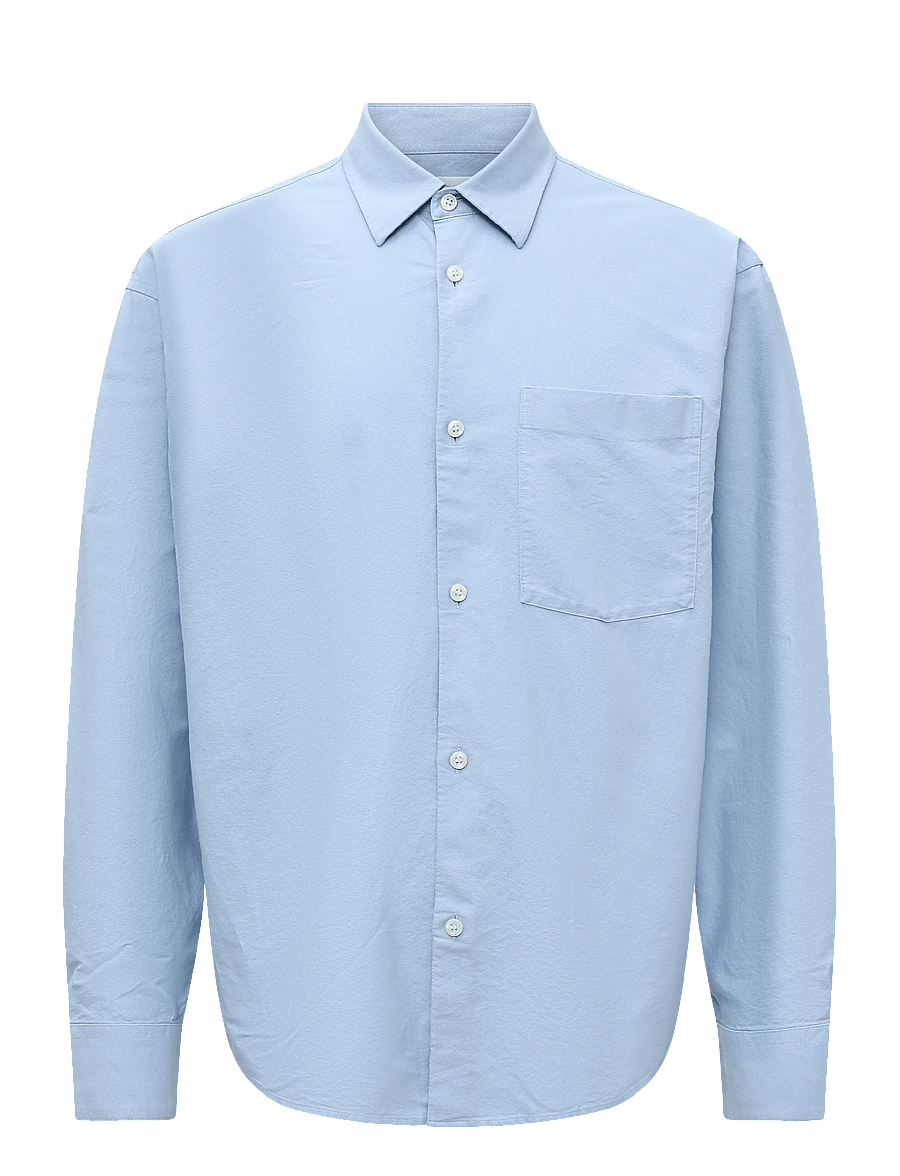 Annarr - ANRVOLUND OXFORD LS SHIRT - stribede skjorter - cashmere blue - 1