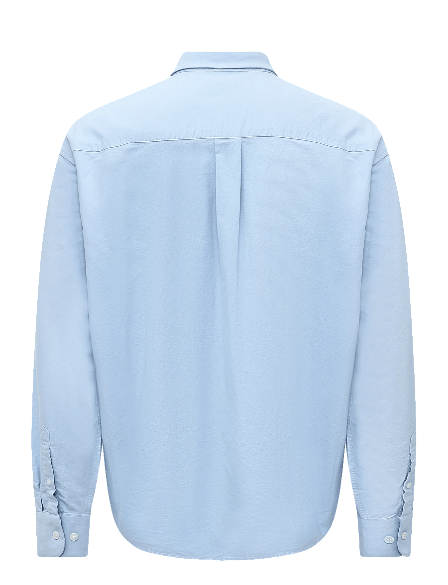 Annarr - ANRVOLUND OXFORD LS SHIRT - stribede skjorter - cashmere blue - 2
