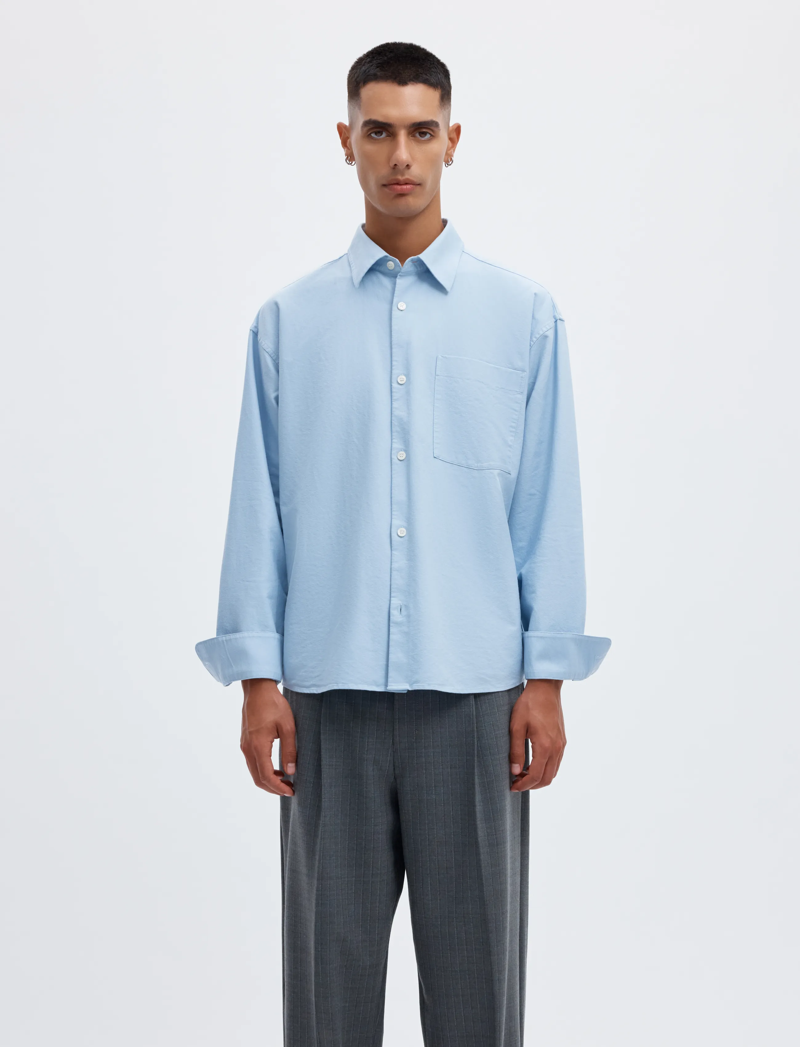 Annarr ANRVOLUND OXFORD LS SHIRT - Skandinavisk - CASHMERE BLUE / blue