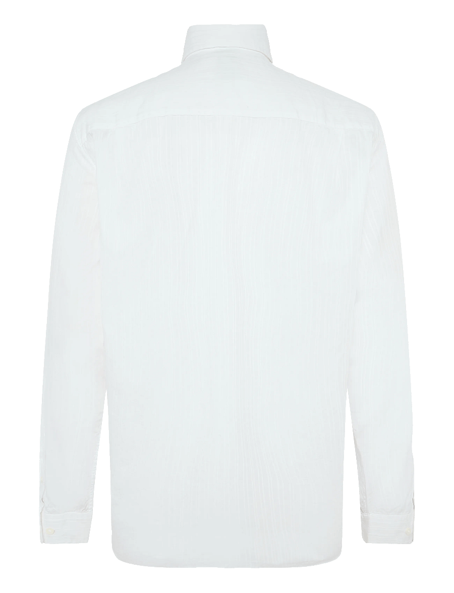 Annarr - ANRASLUND DOBBY LS SHIRT - randiga skjortor - brilliant white - 2