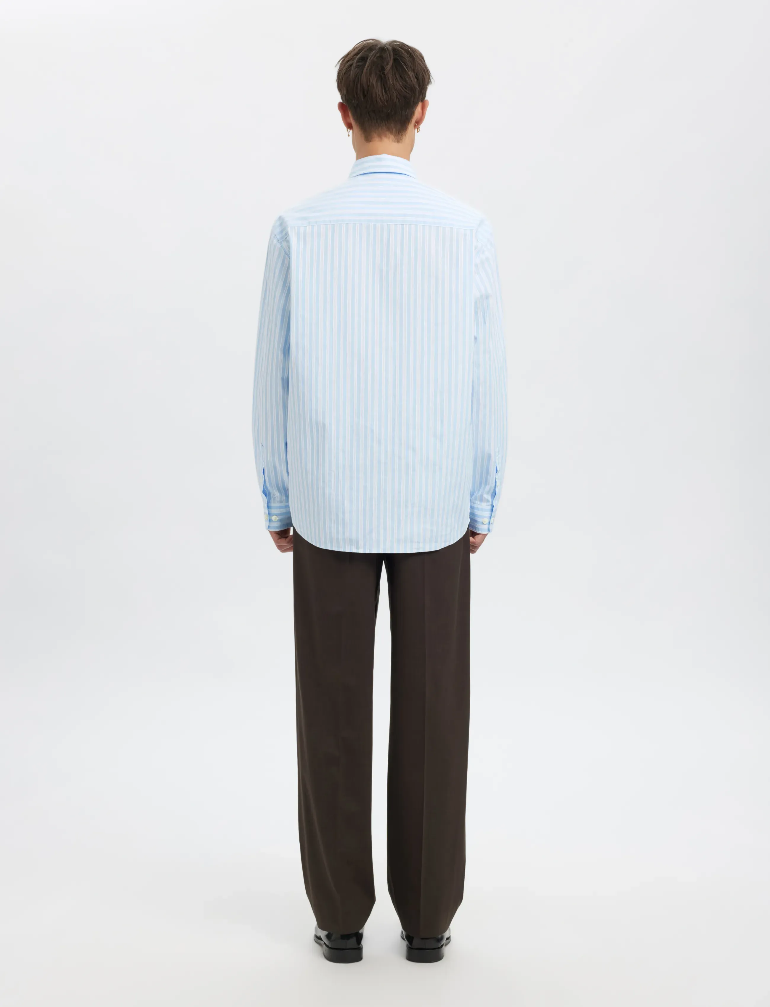 Annarr - ANRASLUND DOBBY LS SHIRT - cashmere blue - 3