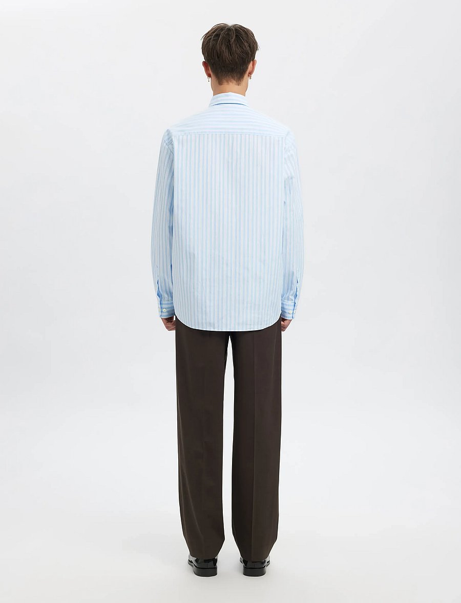 Annarr - ANRASLUND DOBBY LS SHIRT - cashmere blue - 3