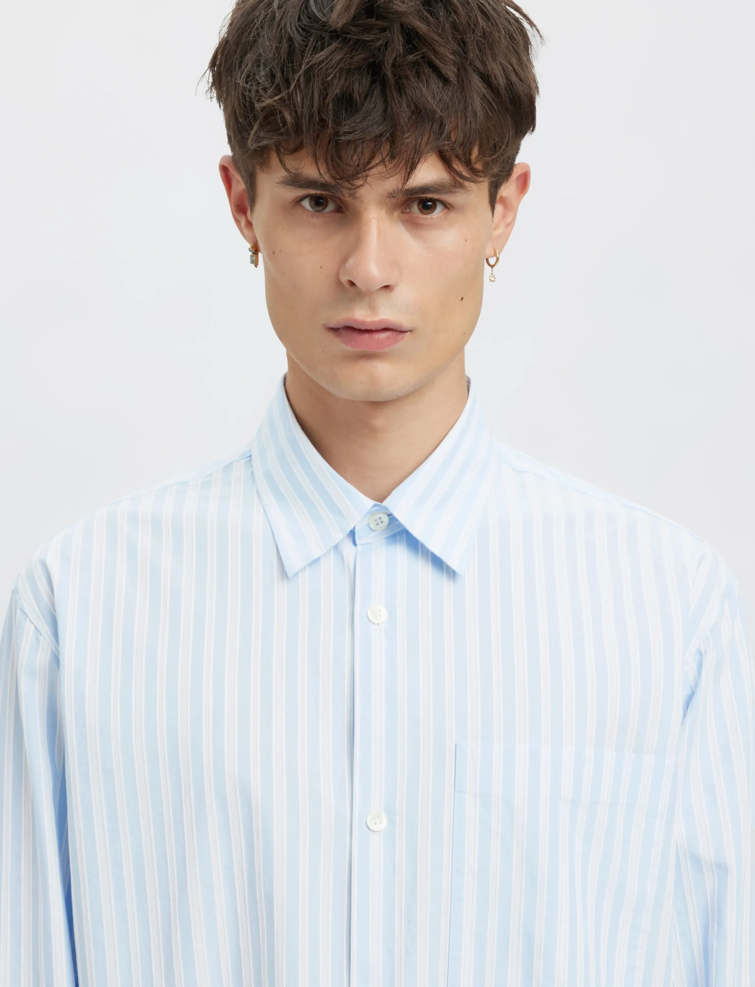 Annarr - ANRASLUND DOBBY LS SHIRT - cashmere blue - 5