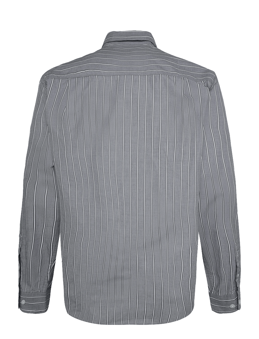 Annarr - ANRASLUND DOBBY LS SHIRT - gestreifte hemden - ultimate grey - 2