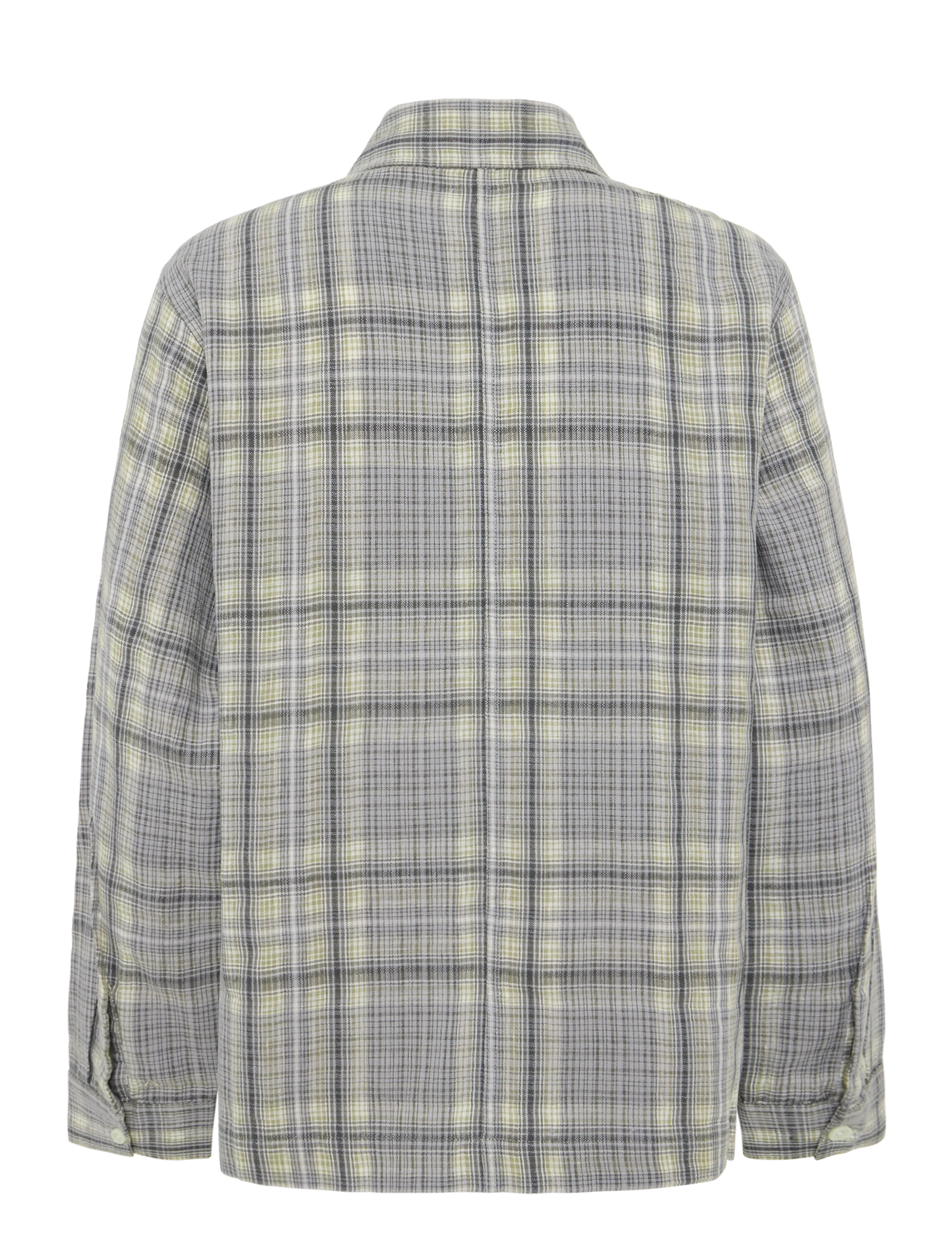 Annarr - ANRVERN FLANNEL OVERSHIRT - chiseled stone - 2
