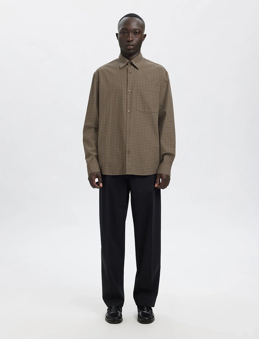 Annarr - ANRASLUND CHECKS LS SHIRT - ternede skjorter - bungee cord - 0