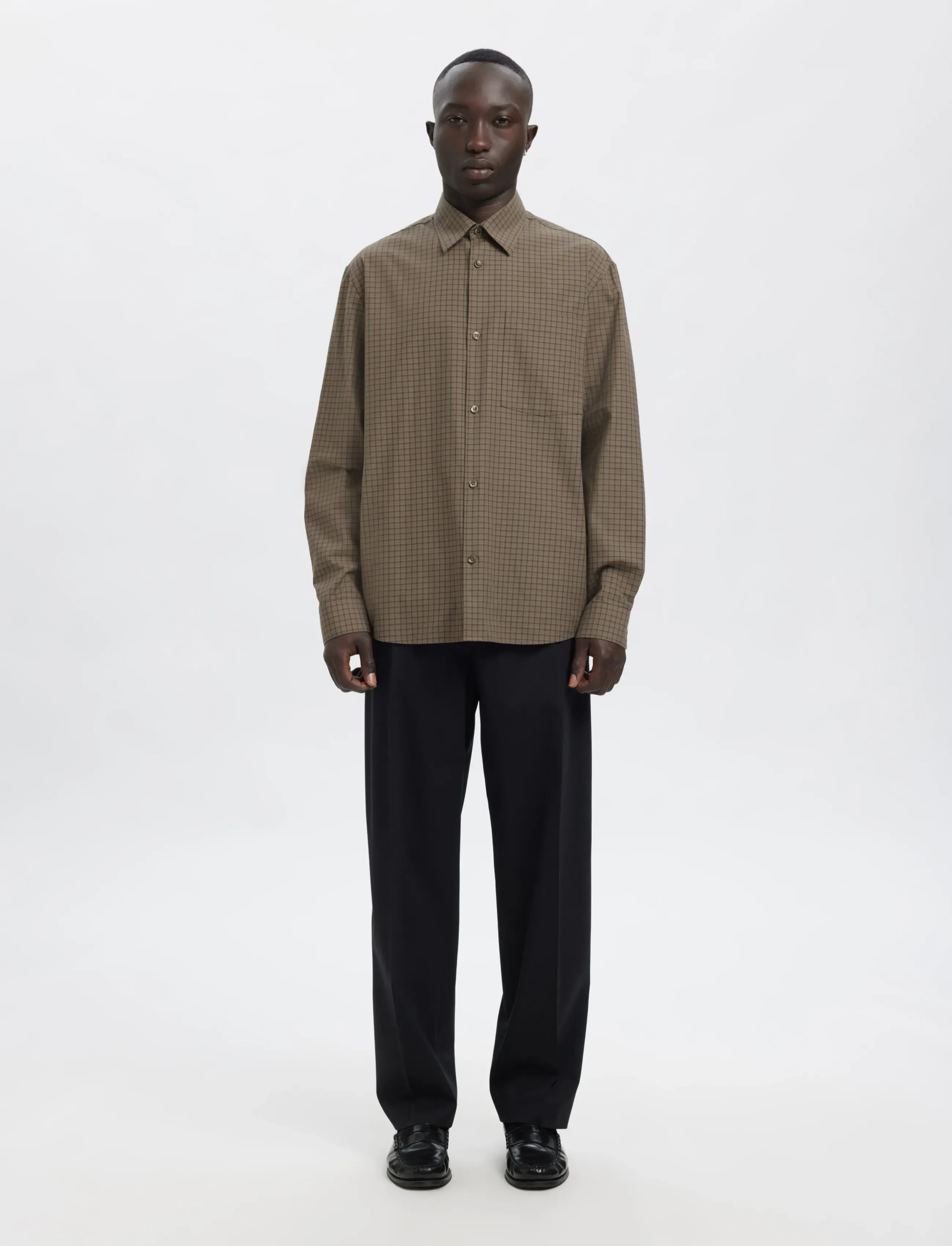 Annarr - ANRASLUND CHECKS LS SHIRT - bungee cord - 4