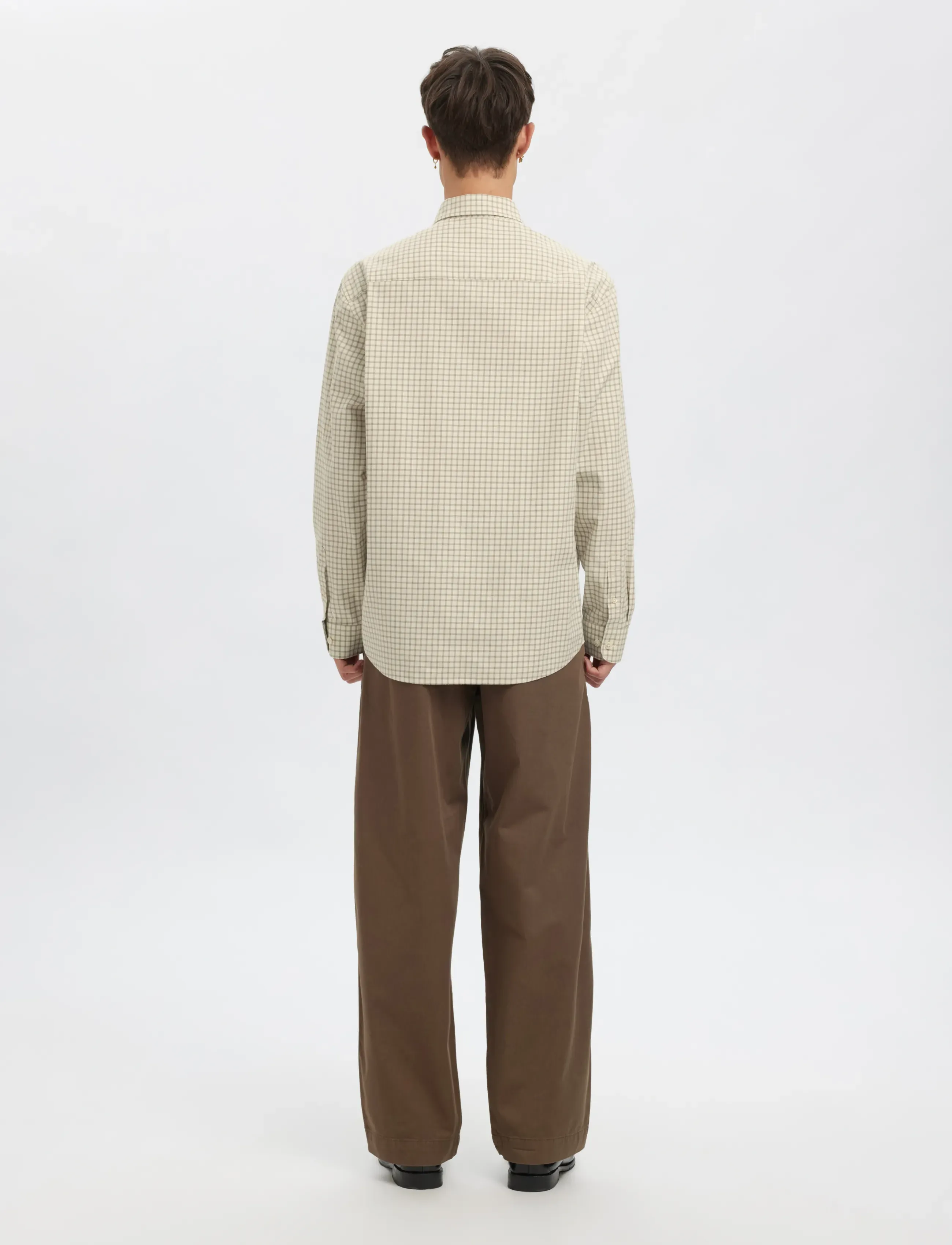 Annarr - ANRASLUND CHECKS LS SHIRT - silver birch - 3