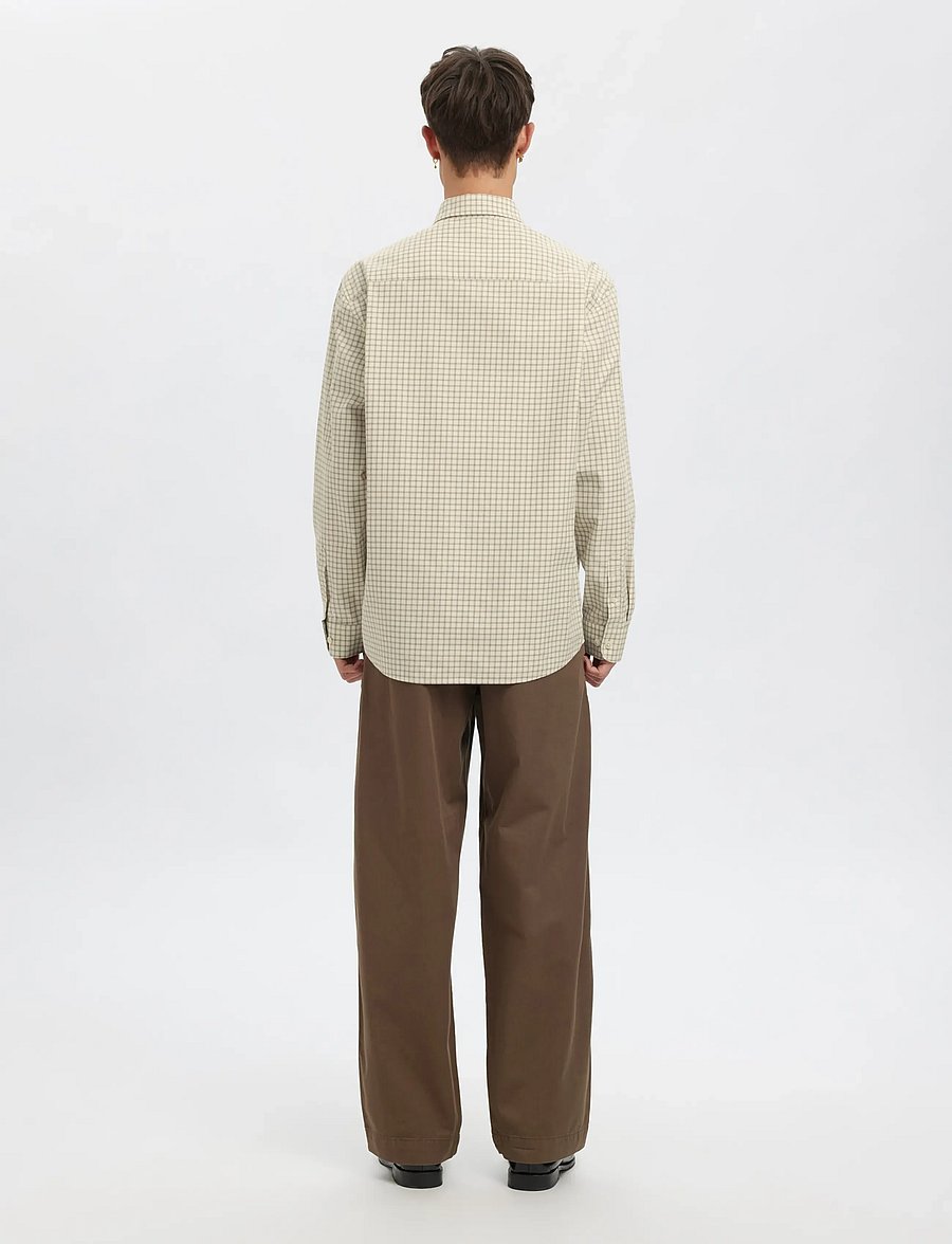 Annarr - ANRASLUND CHECKS LS SHIRT - silver birch - 3