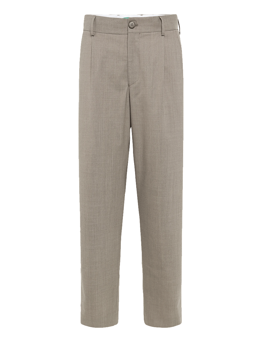 Annarr - ANRFELL 253 BRUSHED TROUSER - habitbukser - dark sand melange - 1
