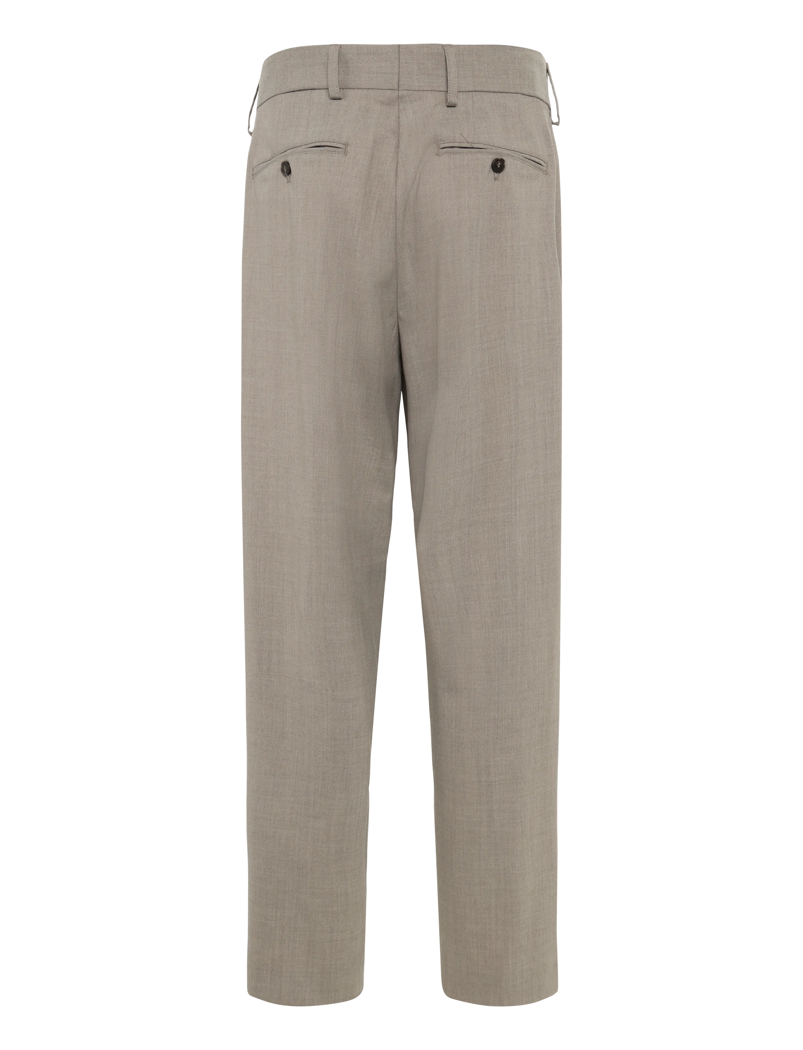 Annarr - ANRFELL 253 BRUSHED TROUSER - habitbukser - dark sand melange - 2