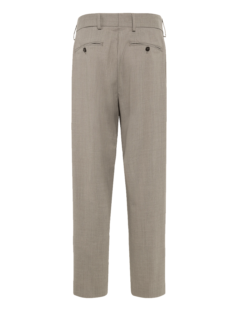 Annarr - ANRFELL 253 BRUSHED TROUSER - habitbukser - dark sand melange - 2