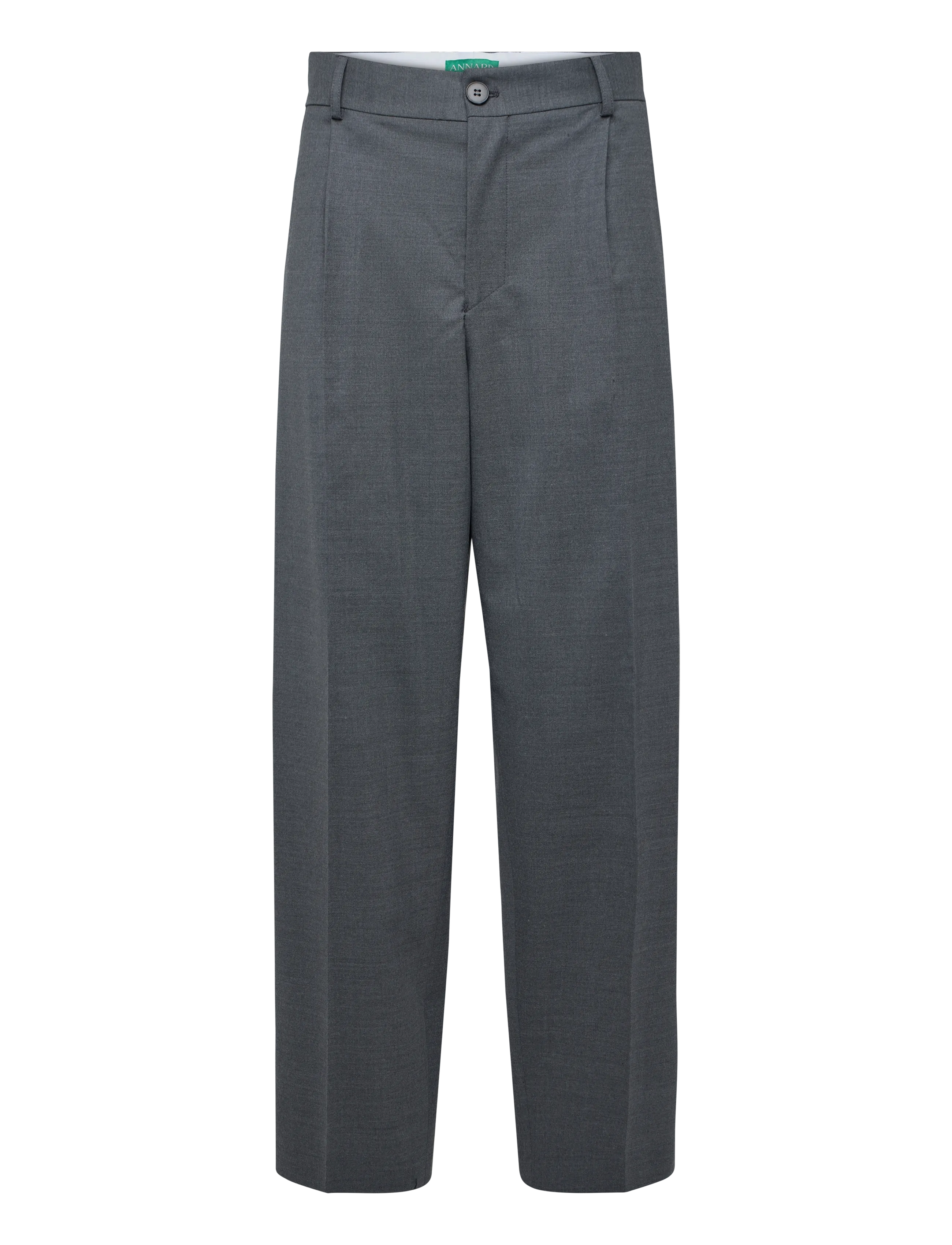 Annarr - ANRFELL 253 BRUSHED TROUSER - habitbukser - grey melange - 1