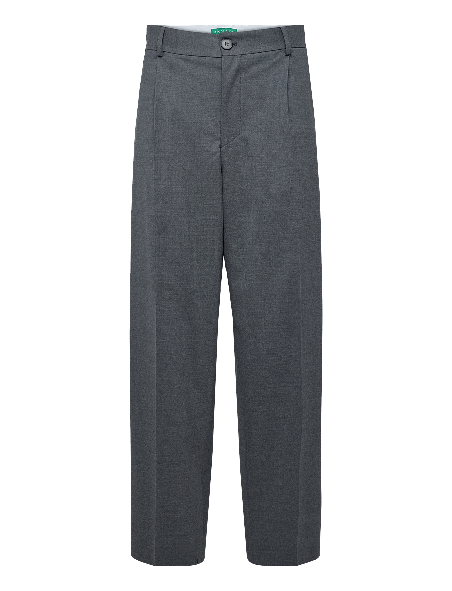 Annarr - ANRFELL 253 BRUSHED TROUSER - habitbukser - grey melange - 1