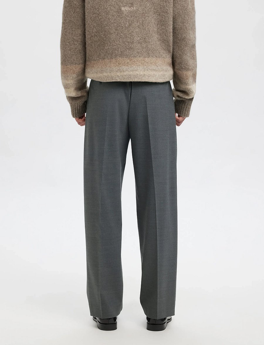 Annarr - ANRFELL 253 BRUSHED TROUSER - habitbukser - grey melange - 5