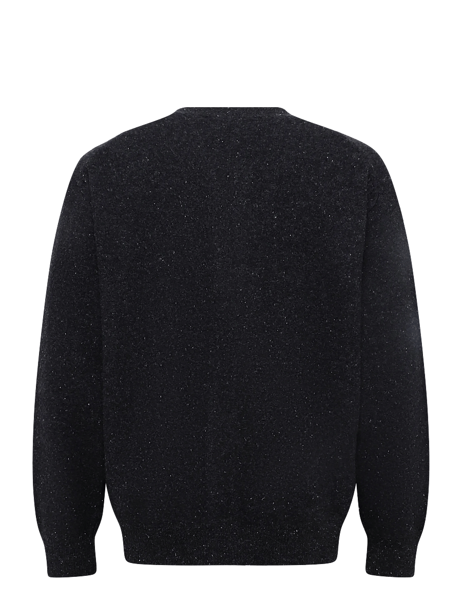 Annarr - ANRROLF LS KNIT WOOL CARDIGAN - cardigans - charcoal art - 2