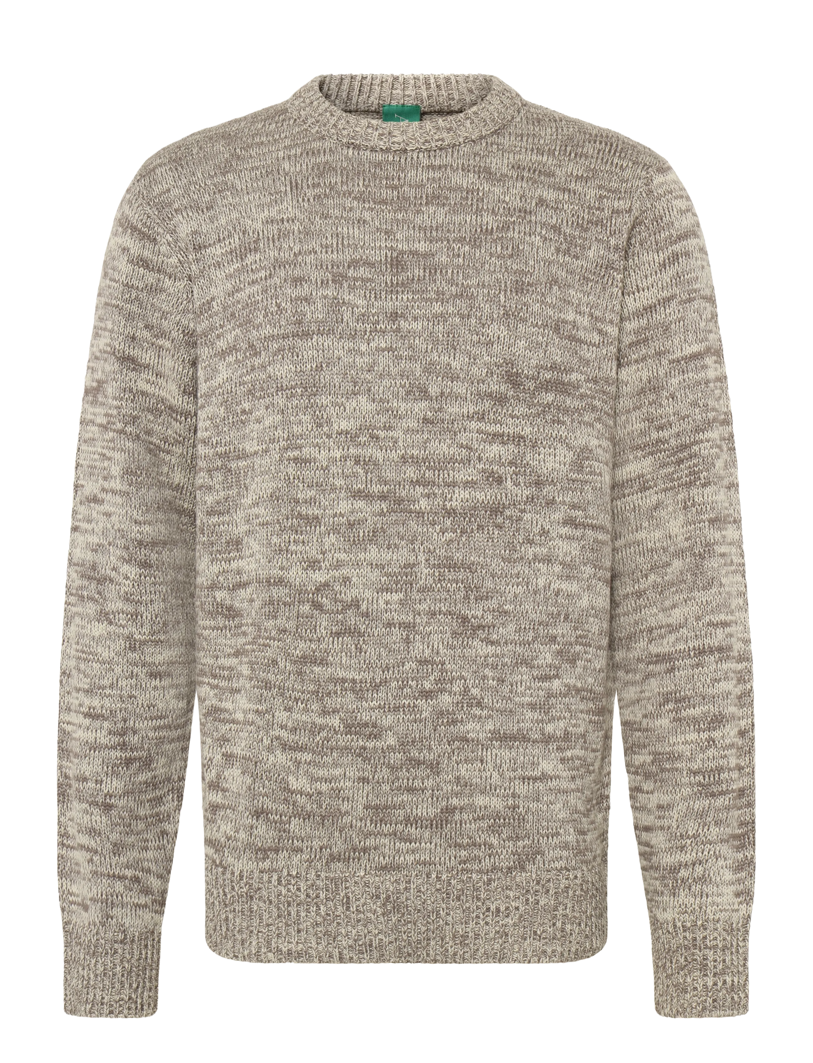 ANNARR Anrjohan Ls Knit Baumwolle Stripe Crew Neck Beige - XL - Herren