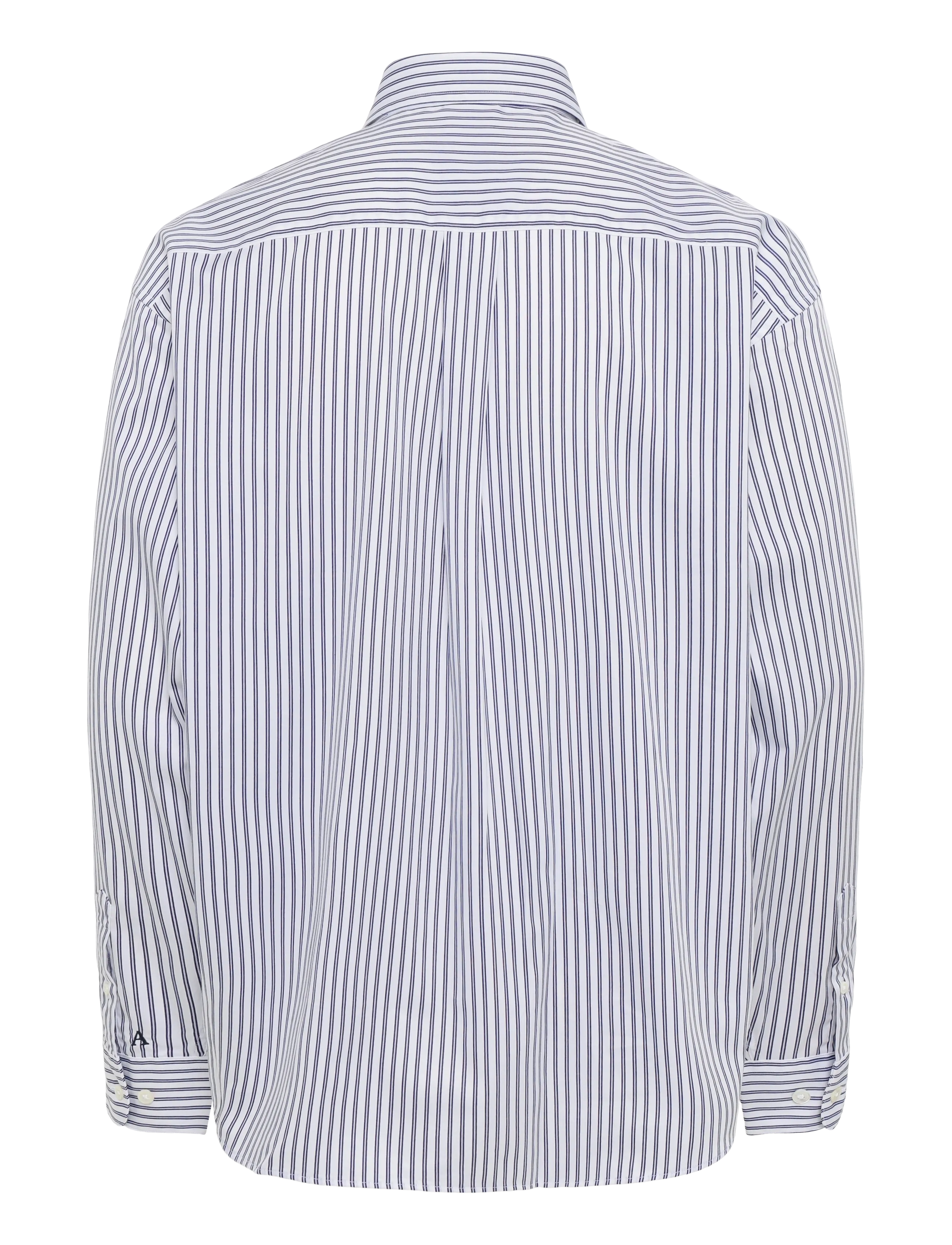 Annarr - ANRVOLUND-NAVY STRIPE SHIRT LS - dark navy - 1
