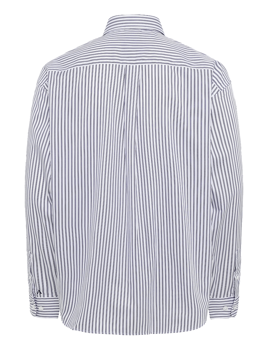 Annarr - ANRVOLUND-NAVY STRIPE SHIRT LS - dark navy - 1