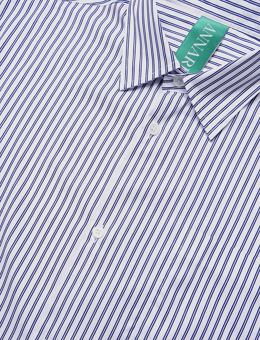 Annarr - ANRVOLUND-NAVY STRIPE SHIRT LS - dark navy - 2