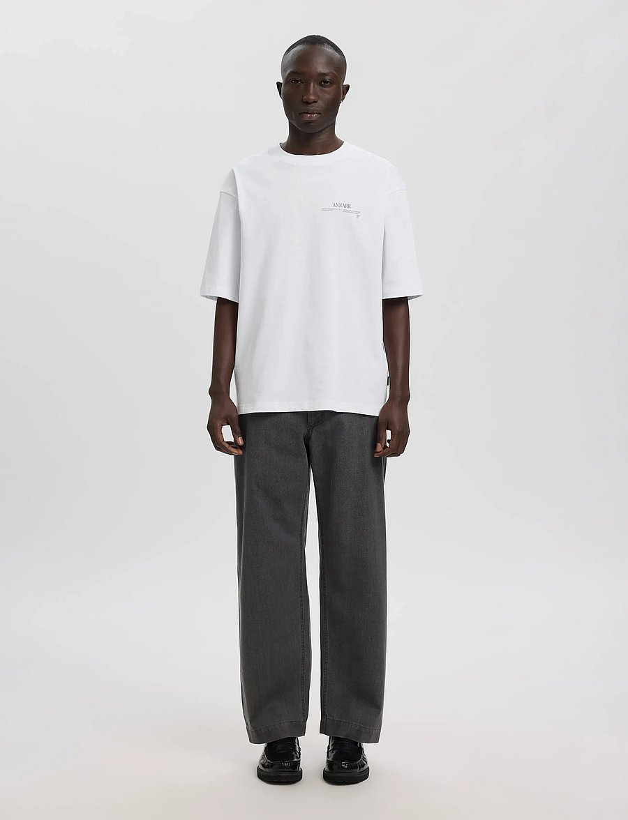 Annarr - ANROKHOLM LOGO SS O-NECK TEE - lyhythihaiset - brilliant white - 4