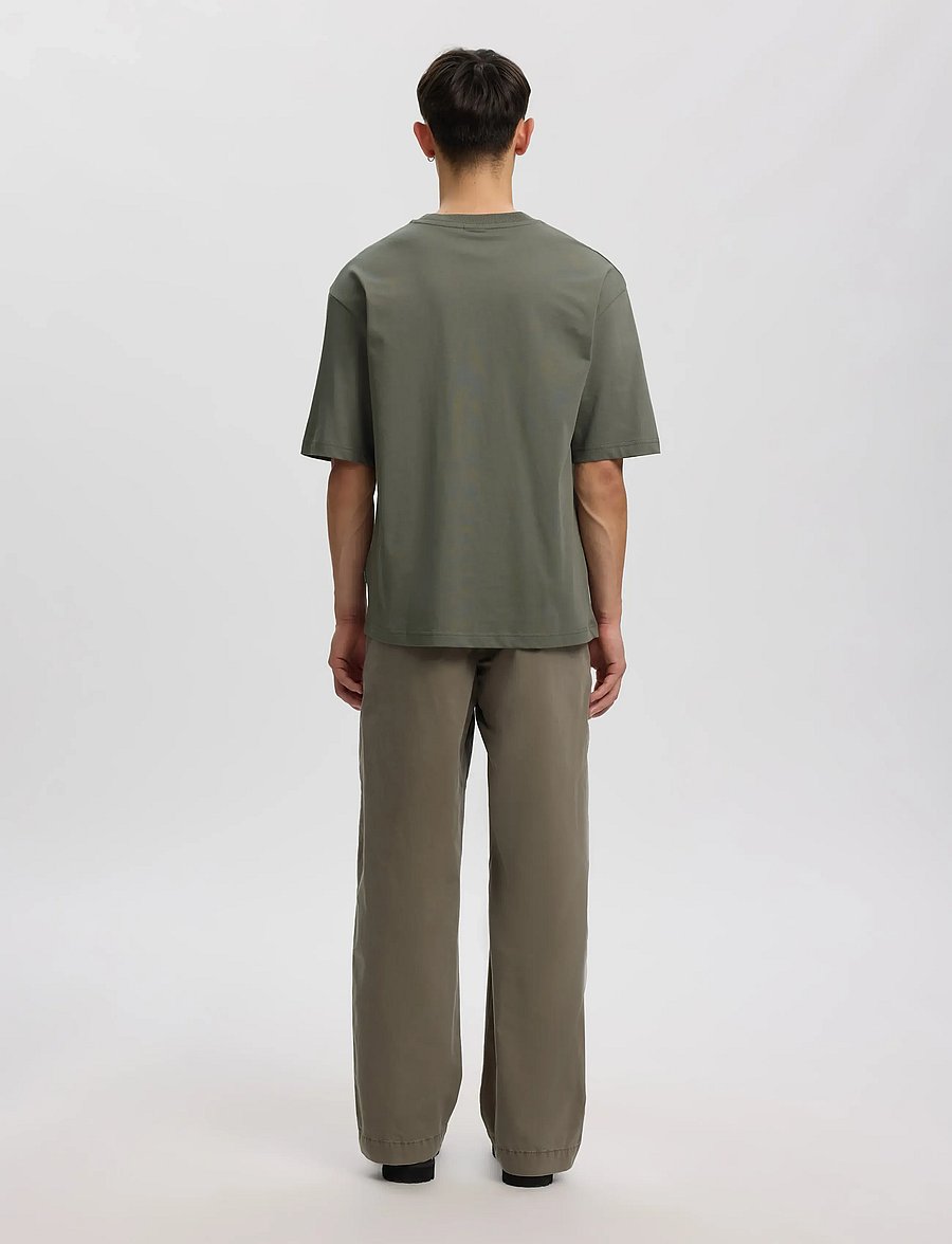 Annarr - ANROKHOLM LOGO SS O-NECK TEE - kurzärmelige t-shirts - castor gray - 3