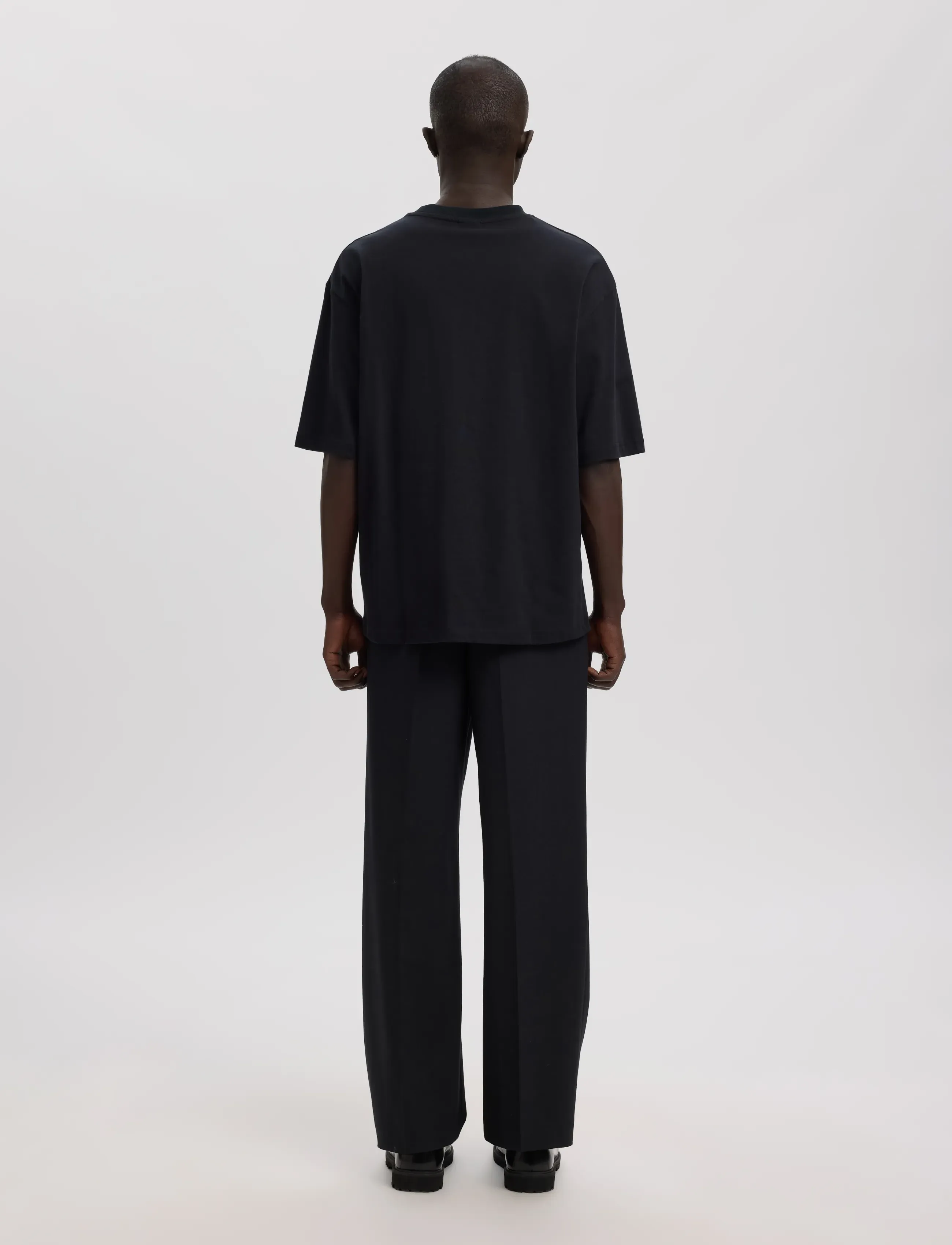 Annarr - ANROKHOLM LOGO SS O-NECK TEE - dark navy - 3