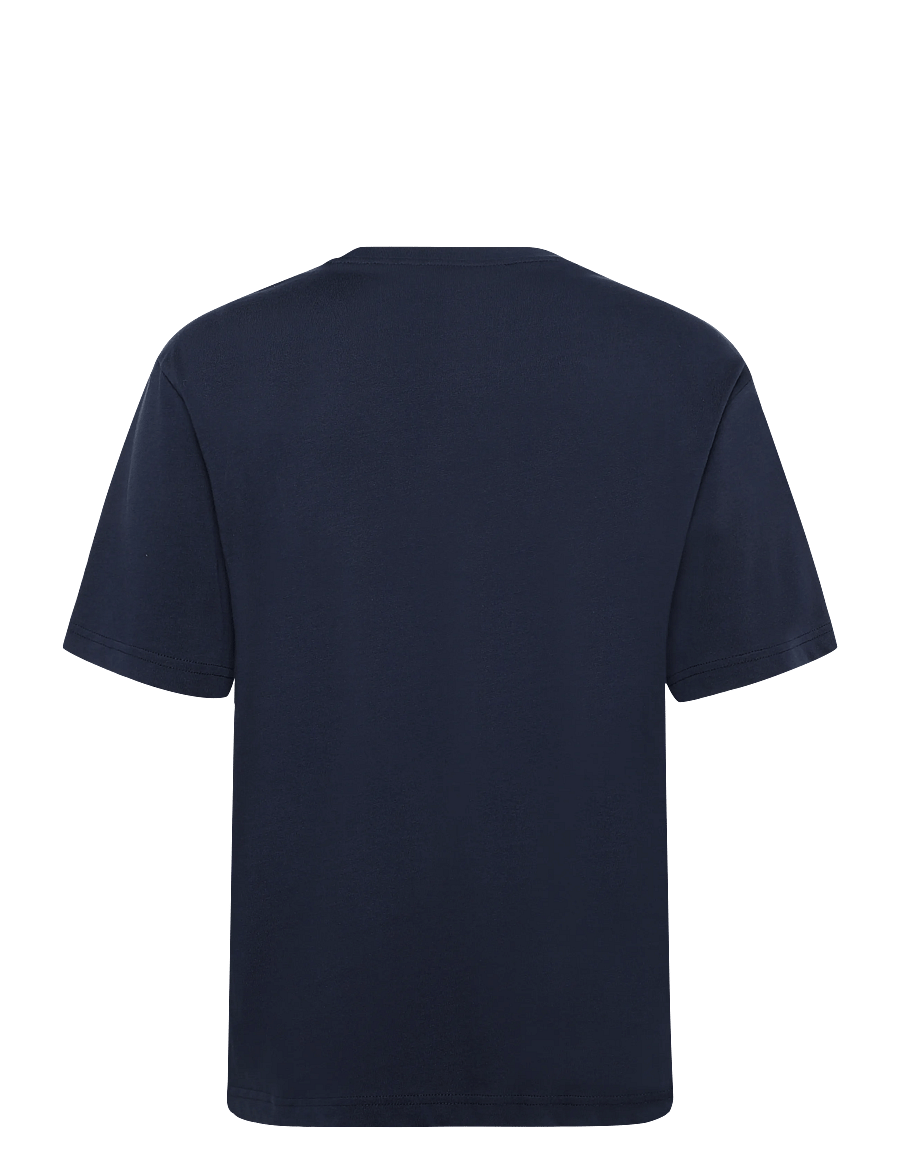 Annarr - ANROKHOLM LOGO SS O-NECK TEE - kurzärmelige t-shirts - dark sapphire - 2