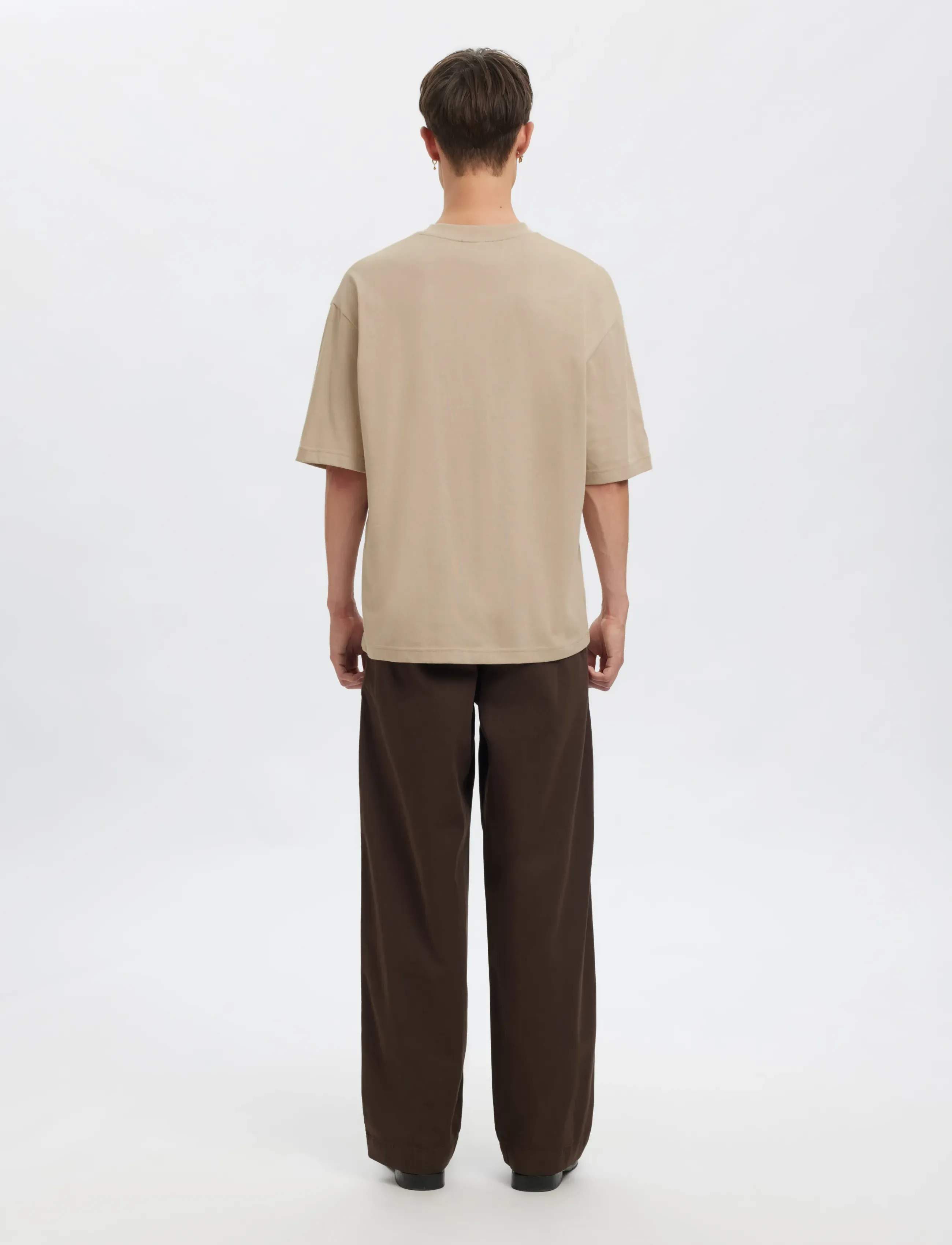 Annarr - ANROKHOLM LOGO SS O-NECK TEE - kortärmade t-shirts - pure cashmere - 3