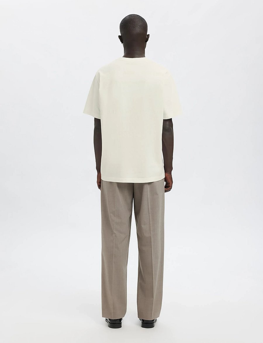 Annarr - ANRRO LOCATION SS O-NECK TEE - lyhythihaiset - cloud dancer - 3