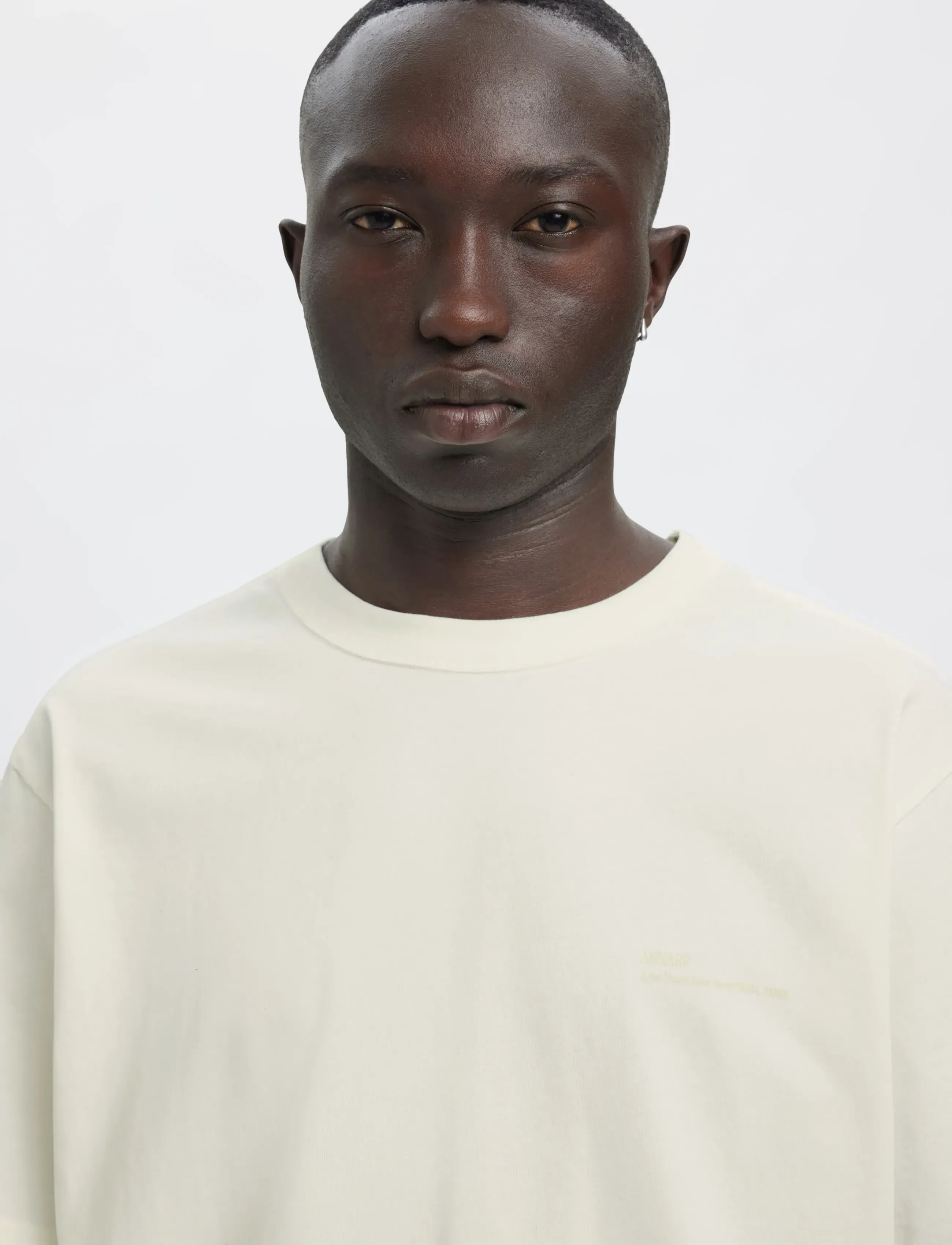 Annarr - ANRRO LOCATION SS O-NECK TEE - cloud dancer - 5