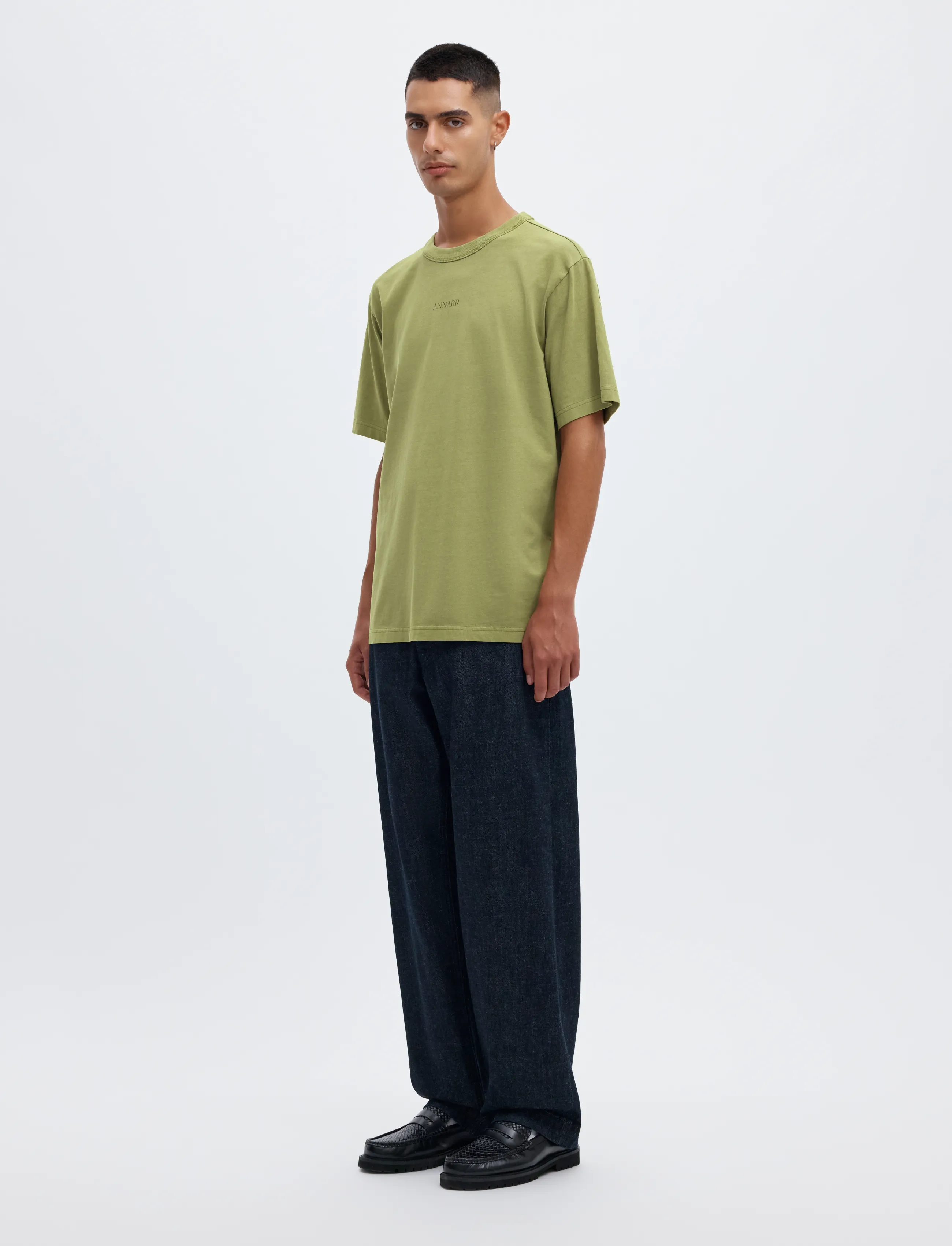 ANNARR Anrro Location Ss O-Neck Tee t-shirts - bas herr – bild 6