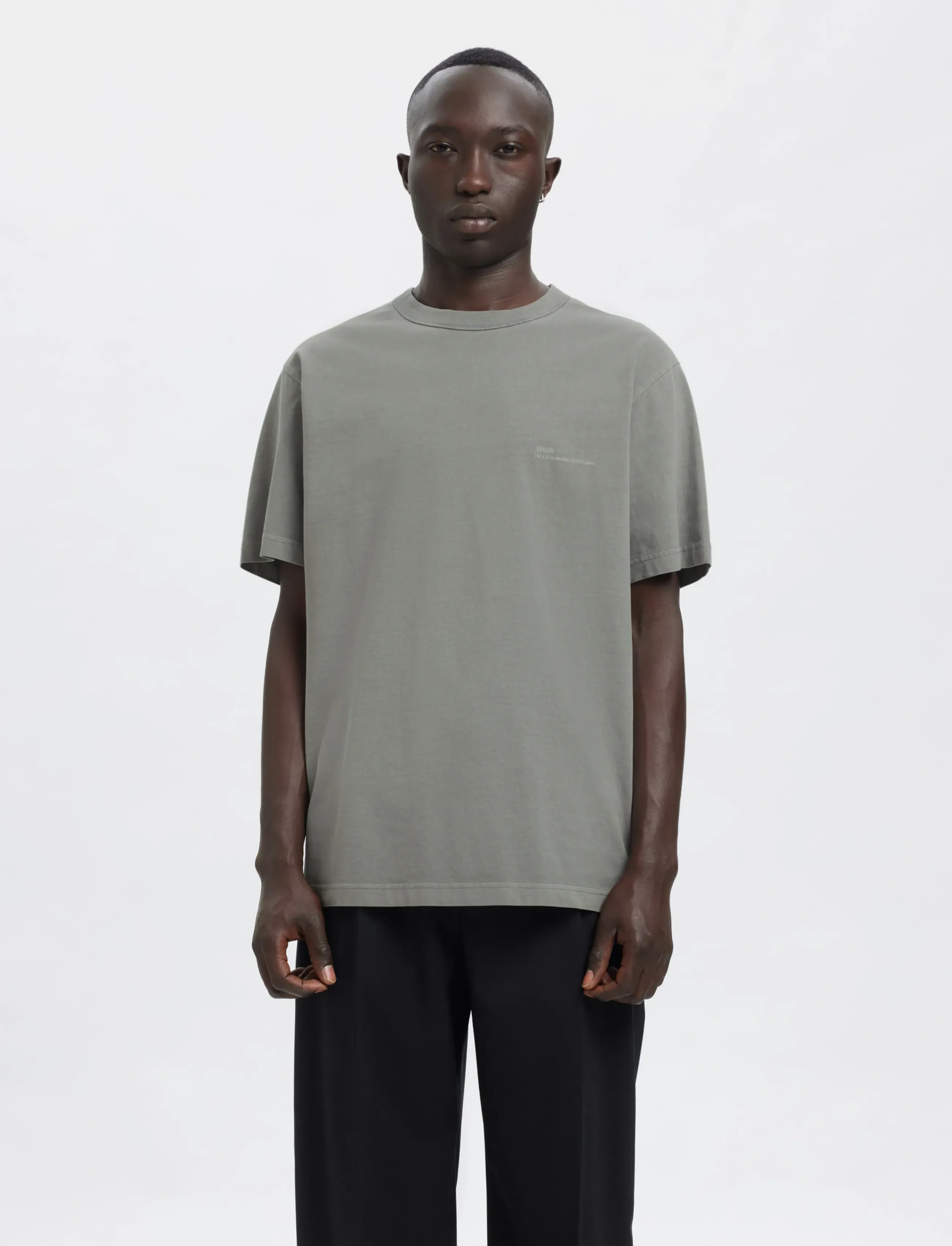 Annarr ANRRO LOCATION SS O-NECK TEE - Kortärmade t-shirts - SHARKSKIN / grey