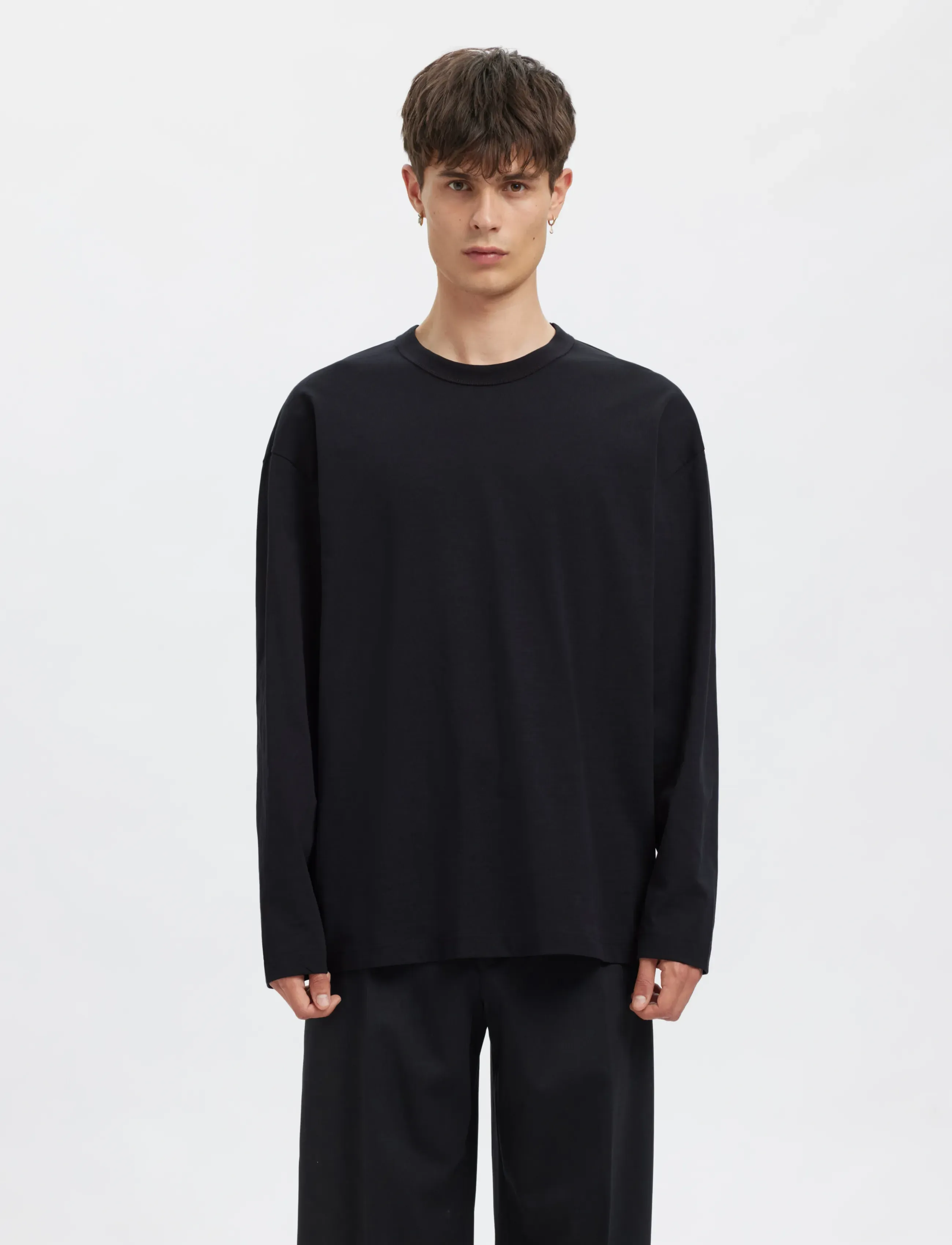 Annarr ANRFENRIR LS O-NECK TEE 2.0 - T-shirts - DARK NAVY / navy