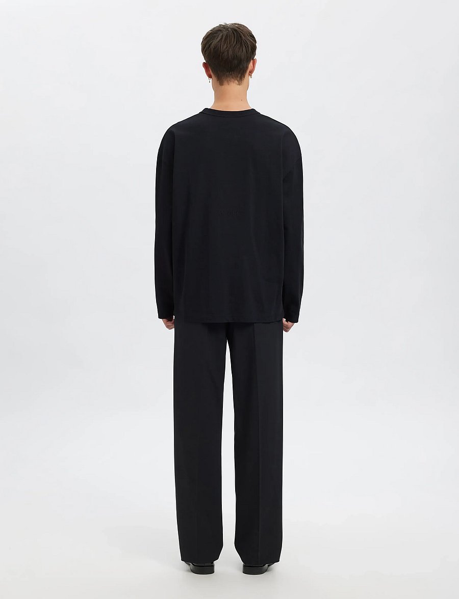 Annarr - ANRFENRIR LS O-NECK TEE 2.0 - dark navy - 3