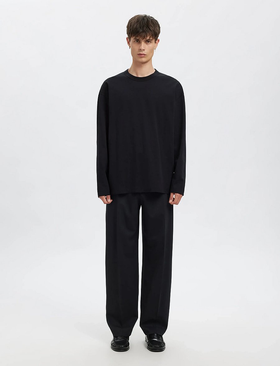 Annarr - ANRFENRIR LS O-NECK TEE 2.0 - dark navy - 4