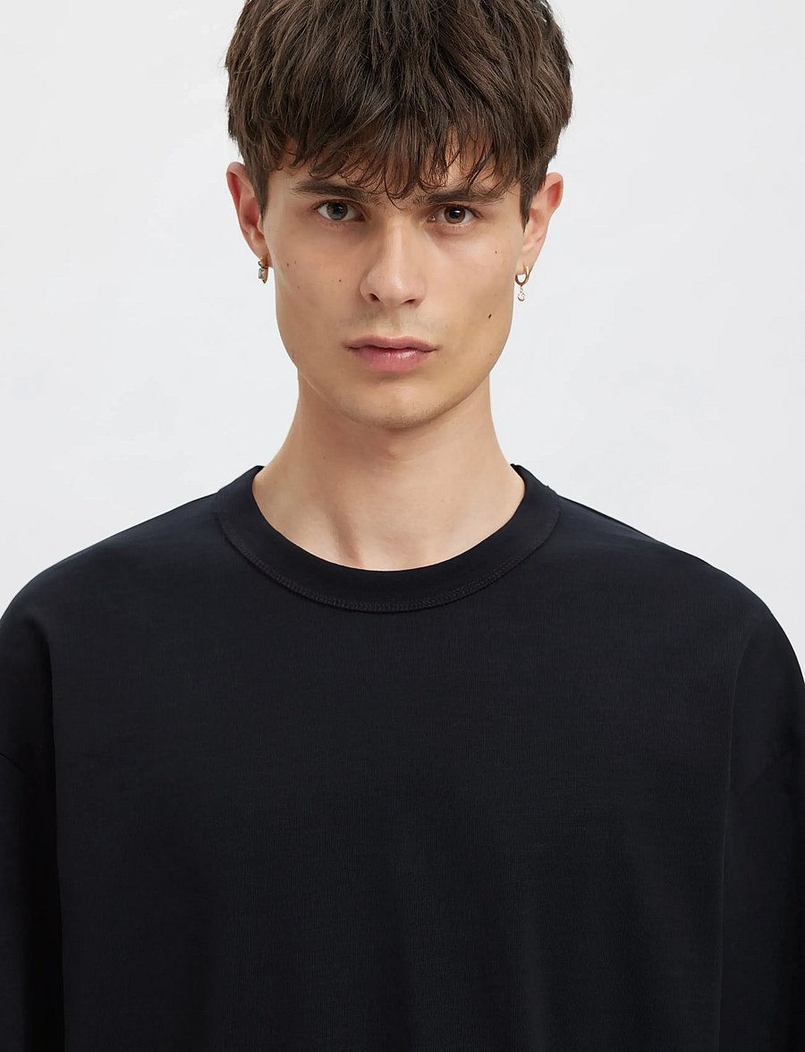 Annarr - ANRFENRIR LS O-NECK TEE 2.0 - dark navy - 5
