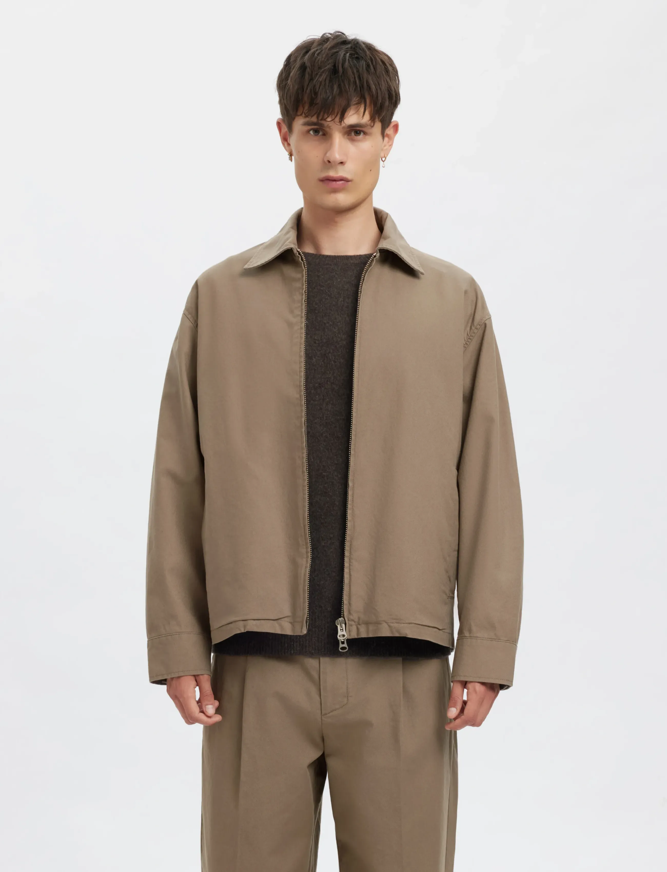 Annarr Anrtyrell Jacket, M, Jackets, Khakigrün - Light Männerswear