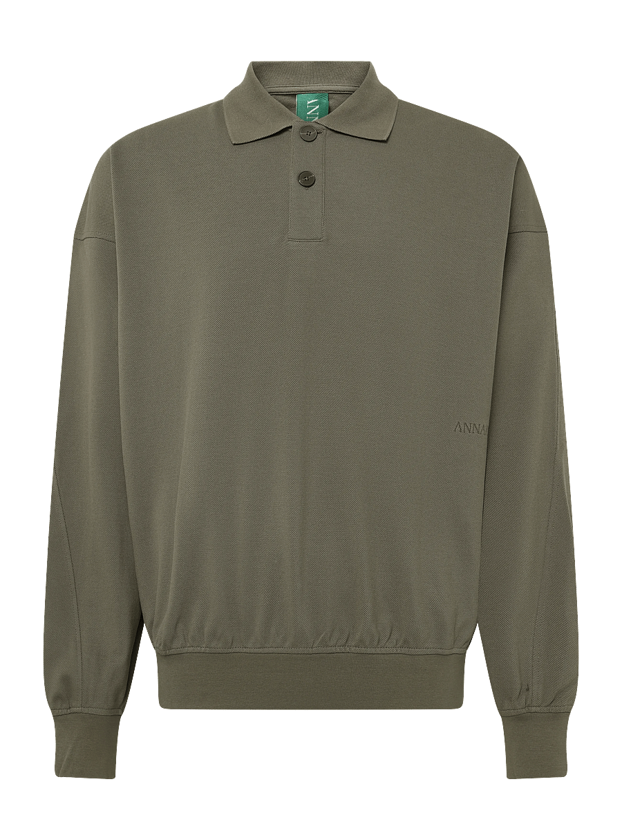 Annarr - ANRARCHEL LS POLO SWEAT - bungee cord - 1